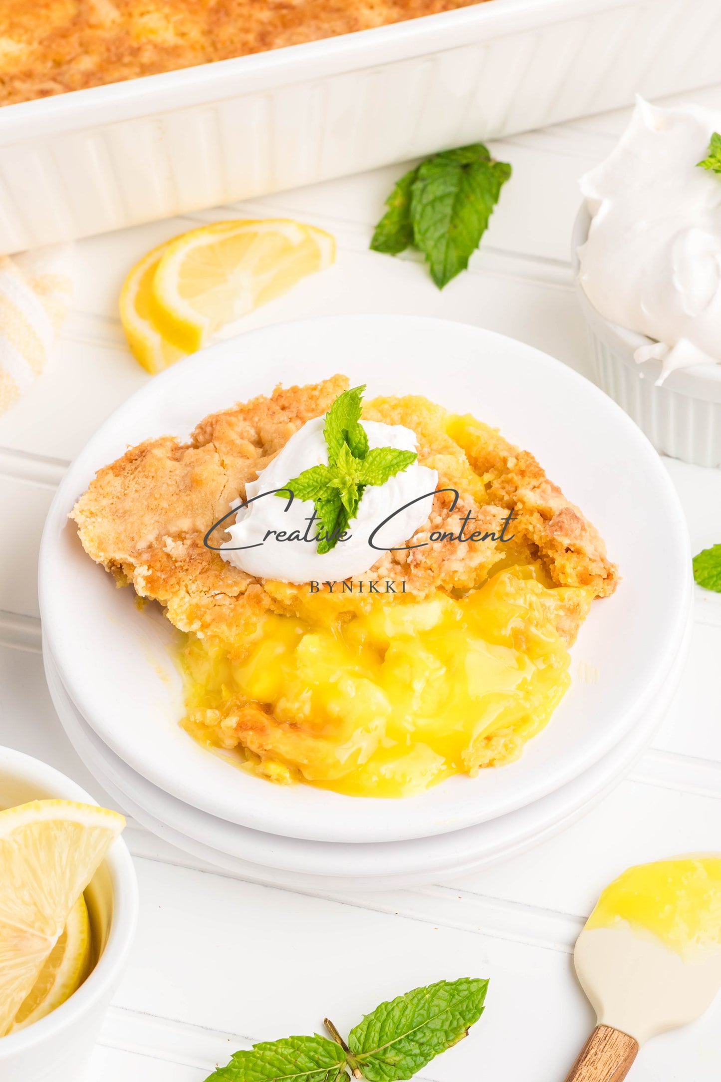 Lemon Dump Cake-  Exclusive