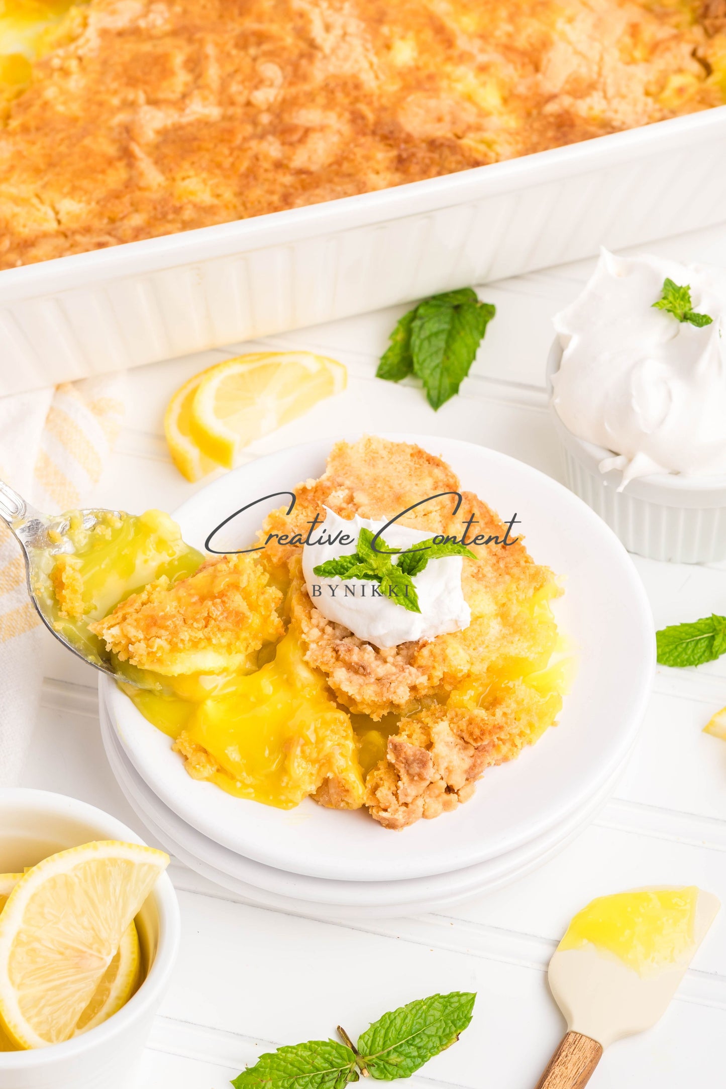 Lemon Dump Cake-  Exclusive