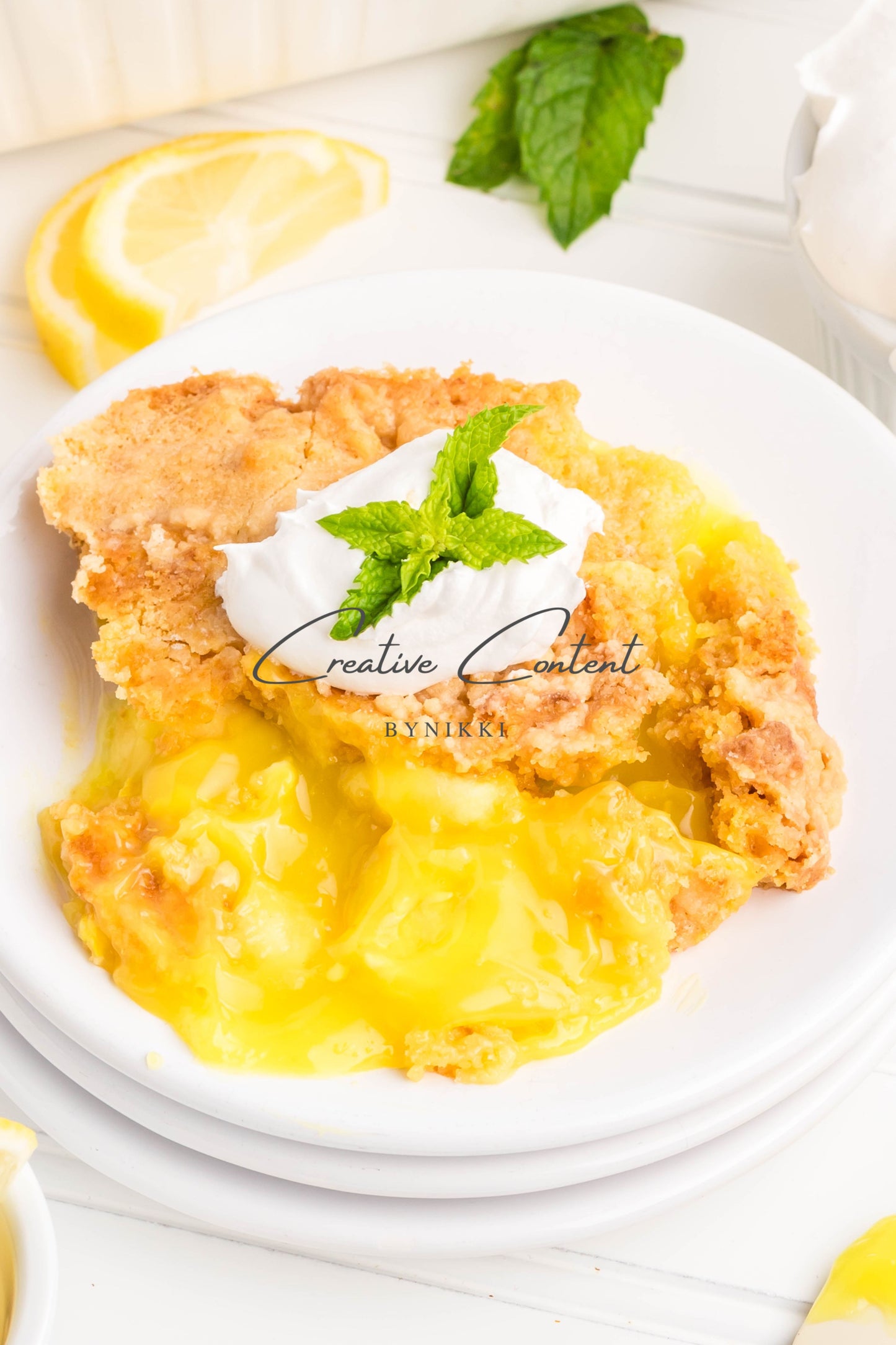 Lemon Dump Cake-  Exclusive