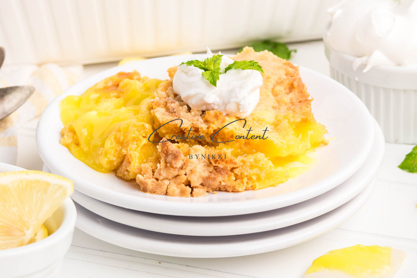 Lemon Dump Cake-  Exclusive