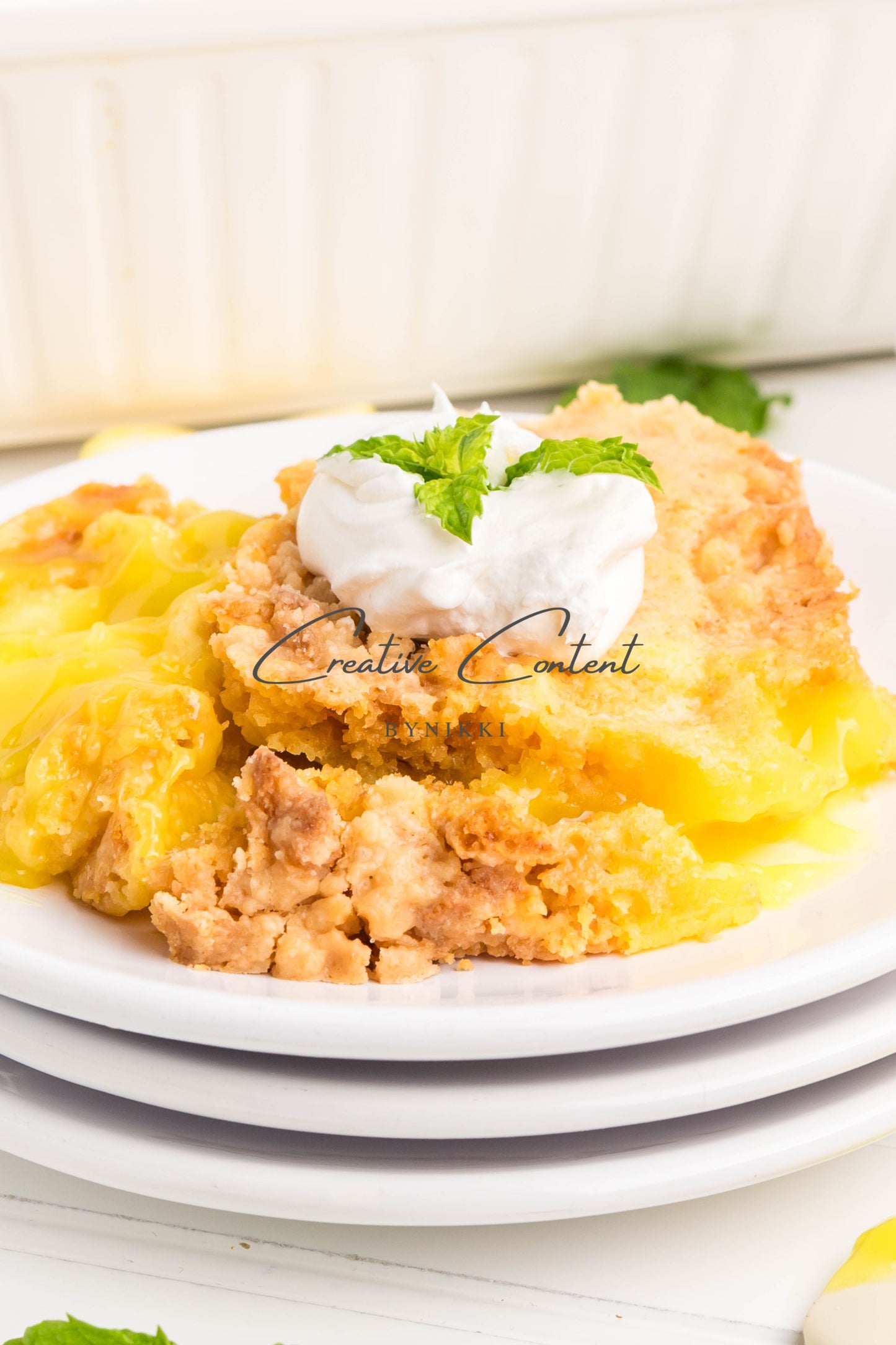 Lemon Dump Cake-  Exclusive