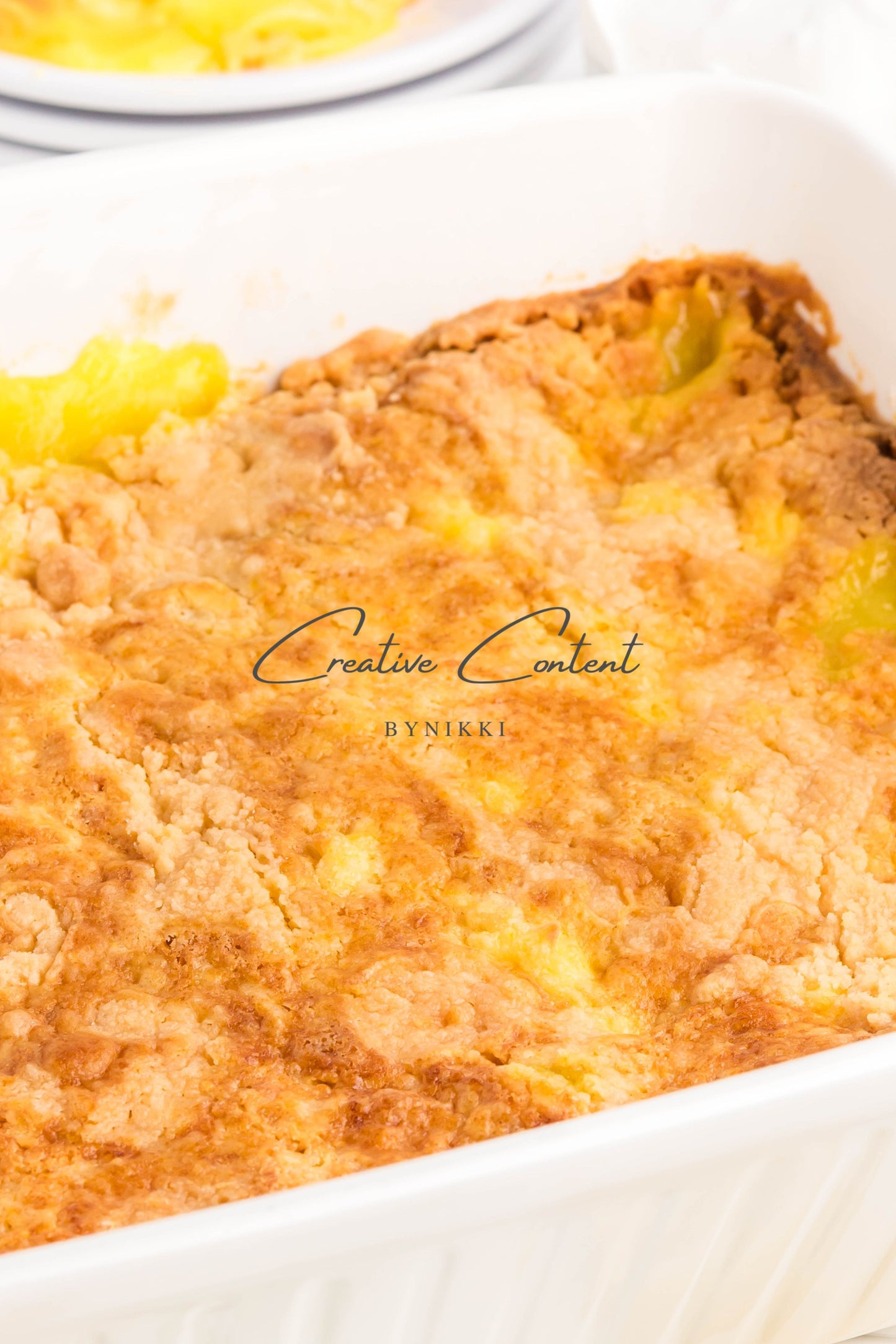 Lemon Dump Cake-  Exclusive