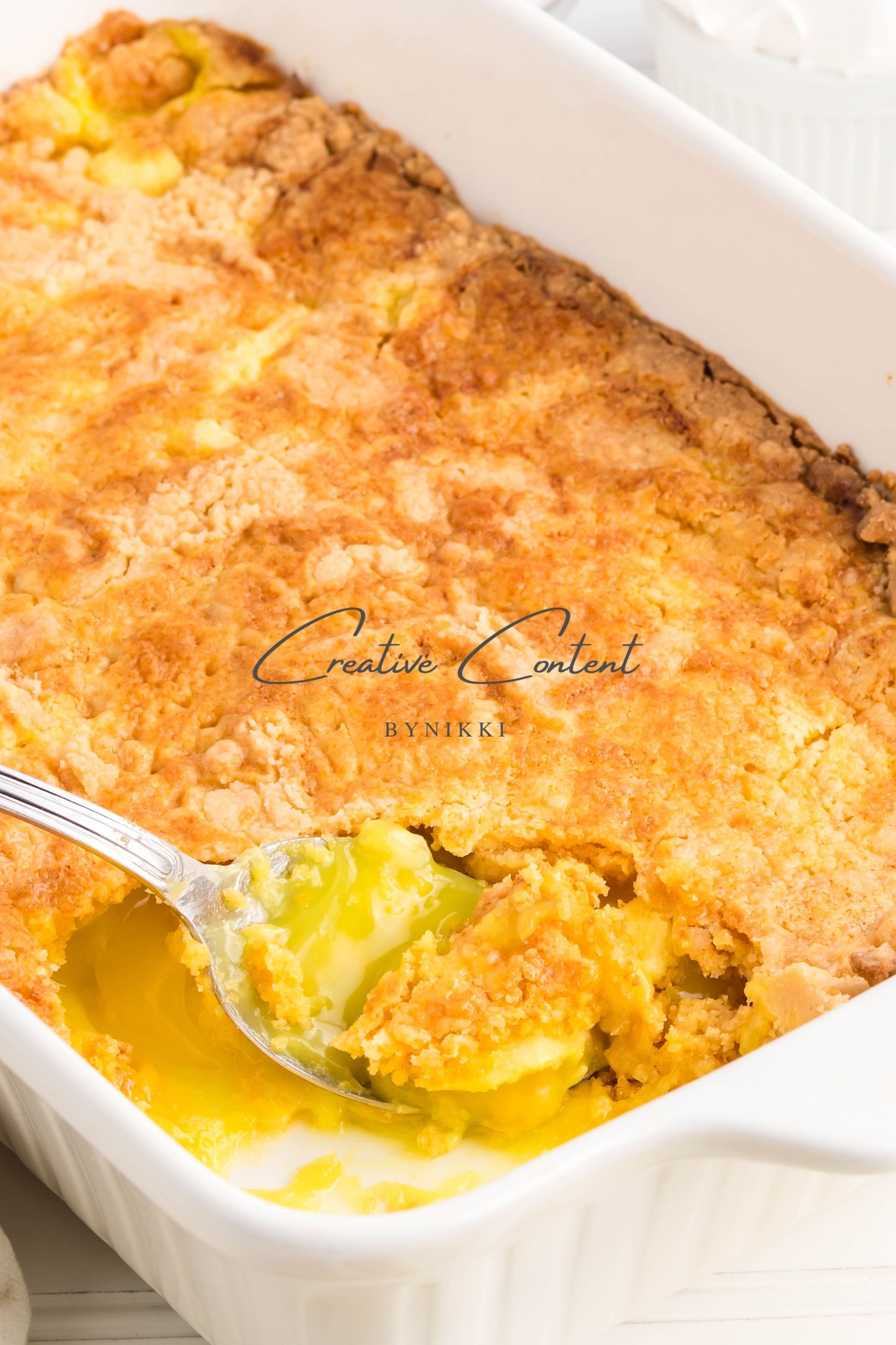 Lemon Dump Cake-  Exclusive