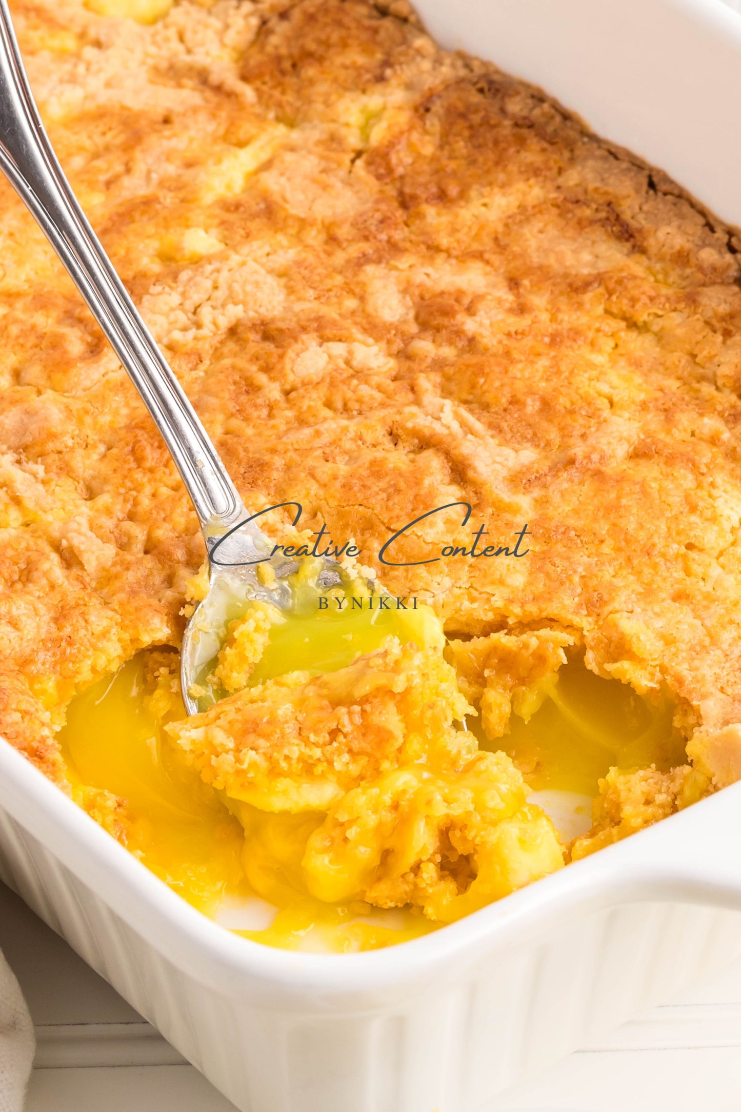 Lemon Dump Cake-  Exclusive