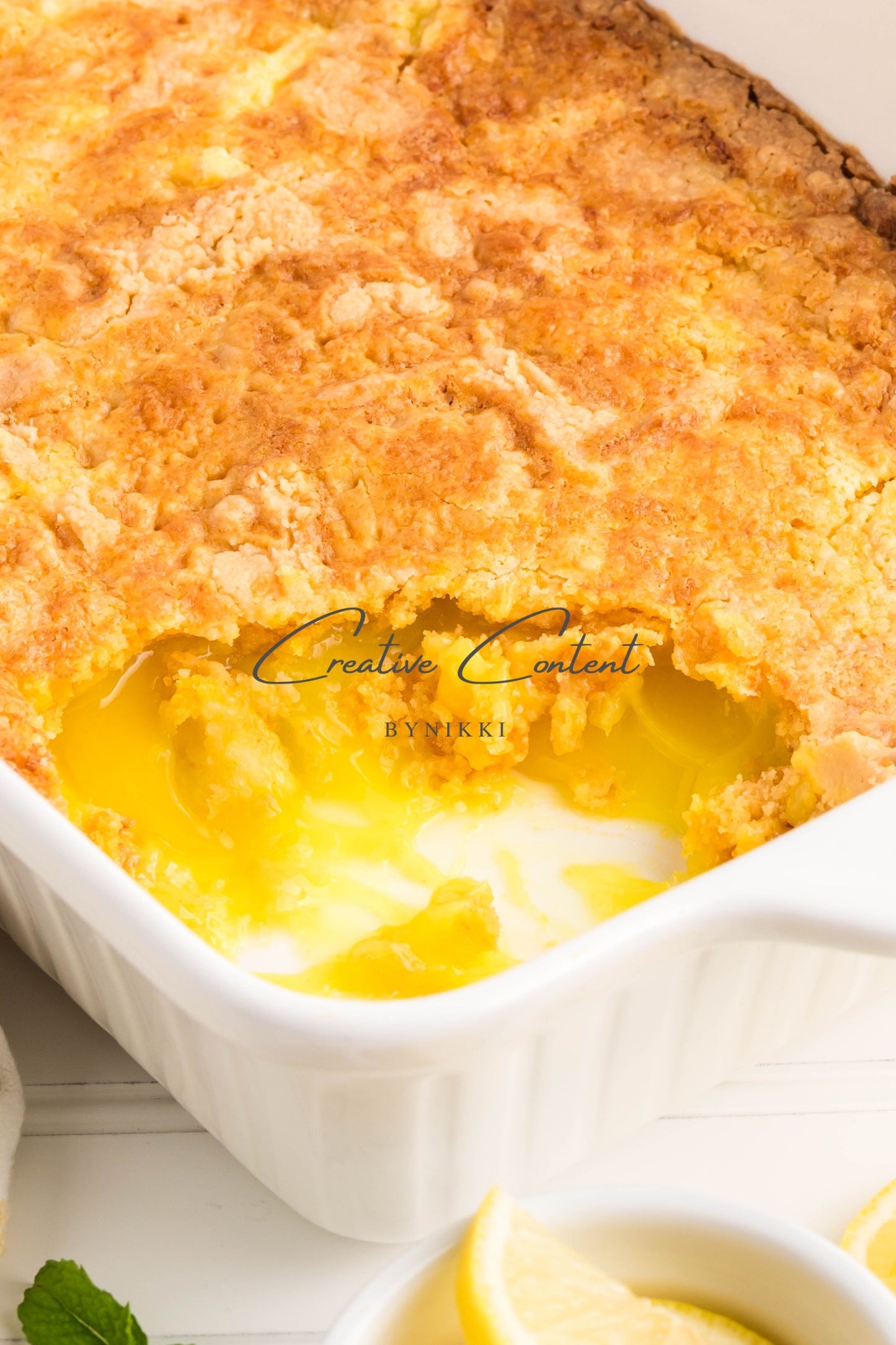 Lemon Dump Cake-  Exclusive