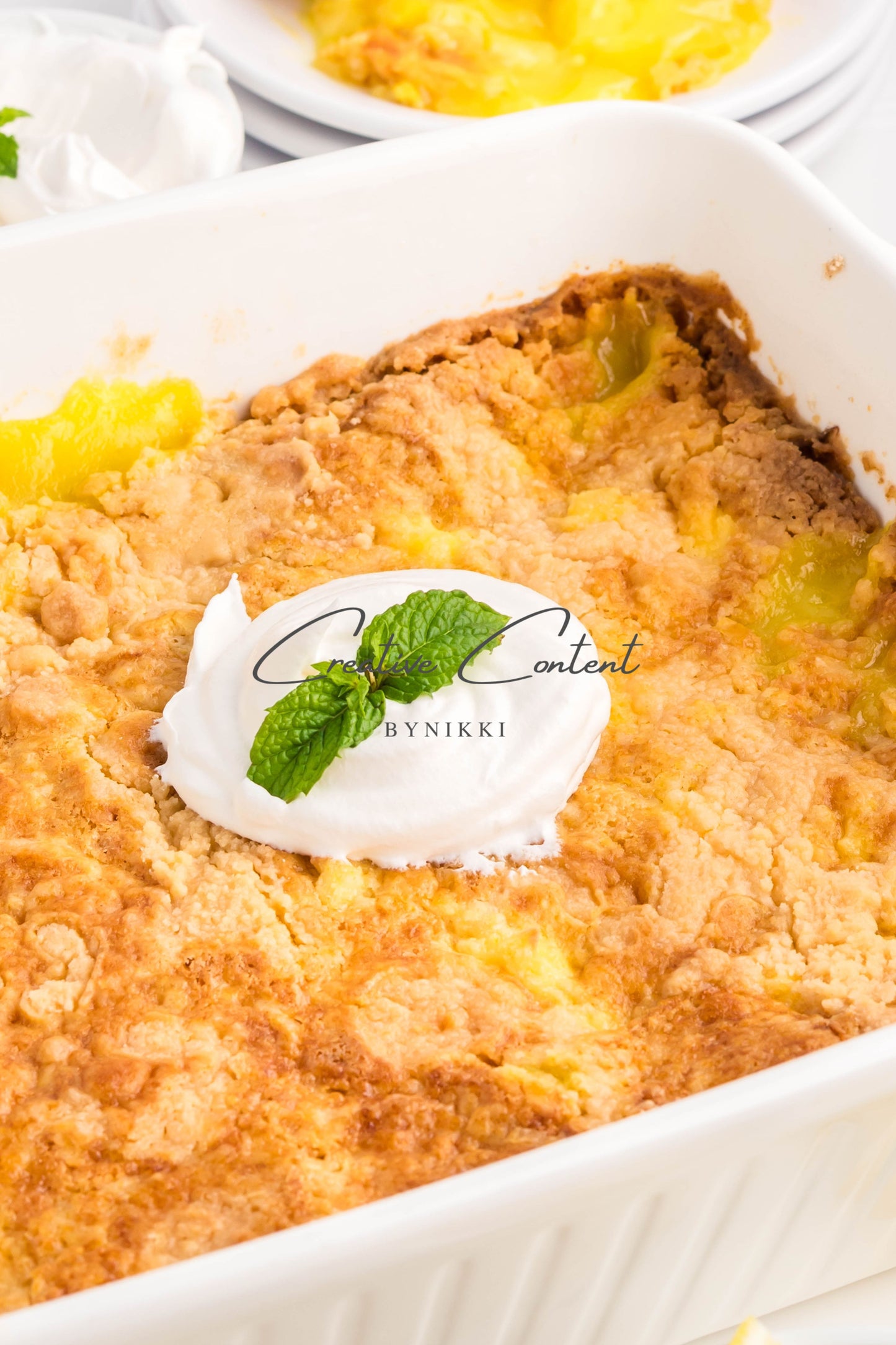 Lemon Dump Cake-  Exclusive