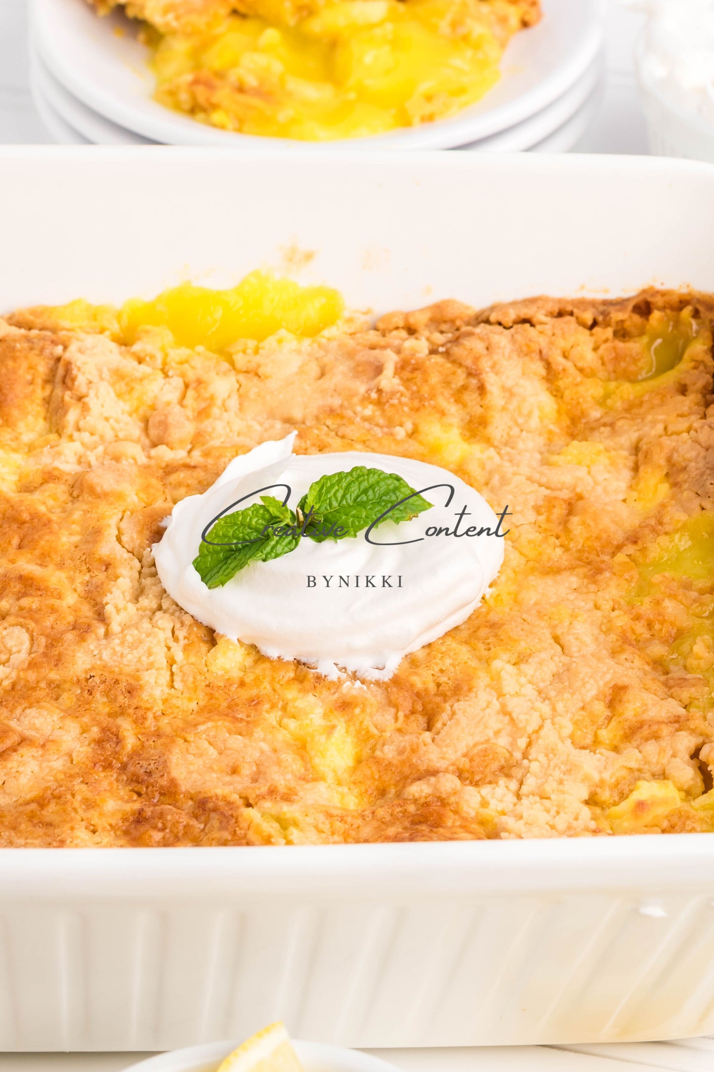 Lemon Dump Cake-  Exclusive