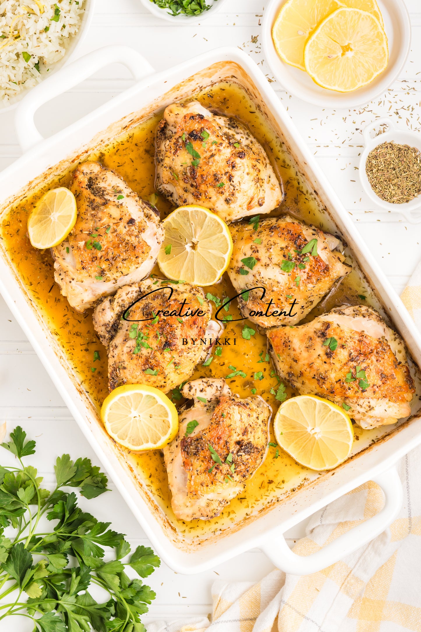 Lemon Herb Chicken + Lemon Herb Rice - Exclusive