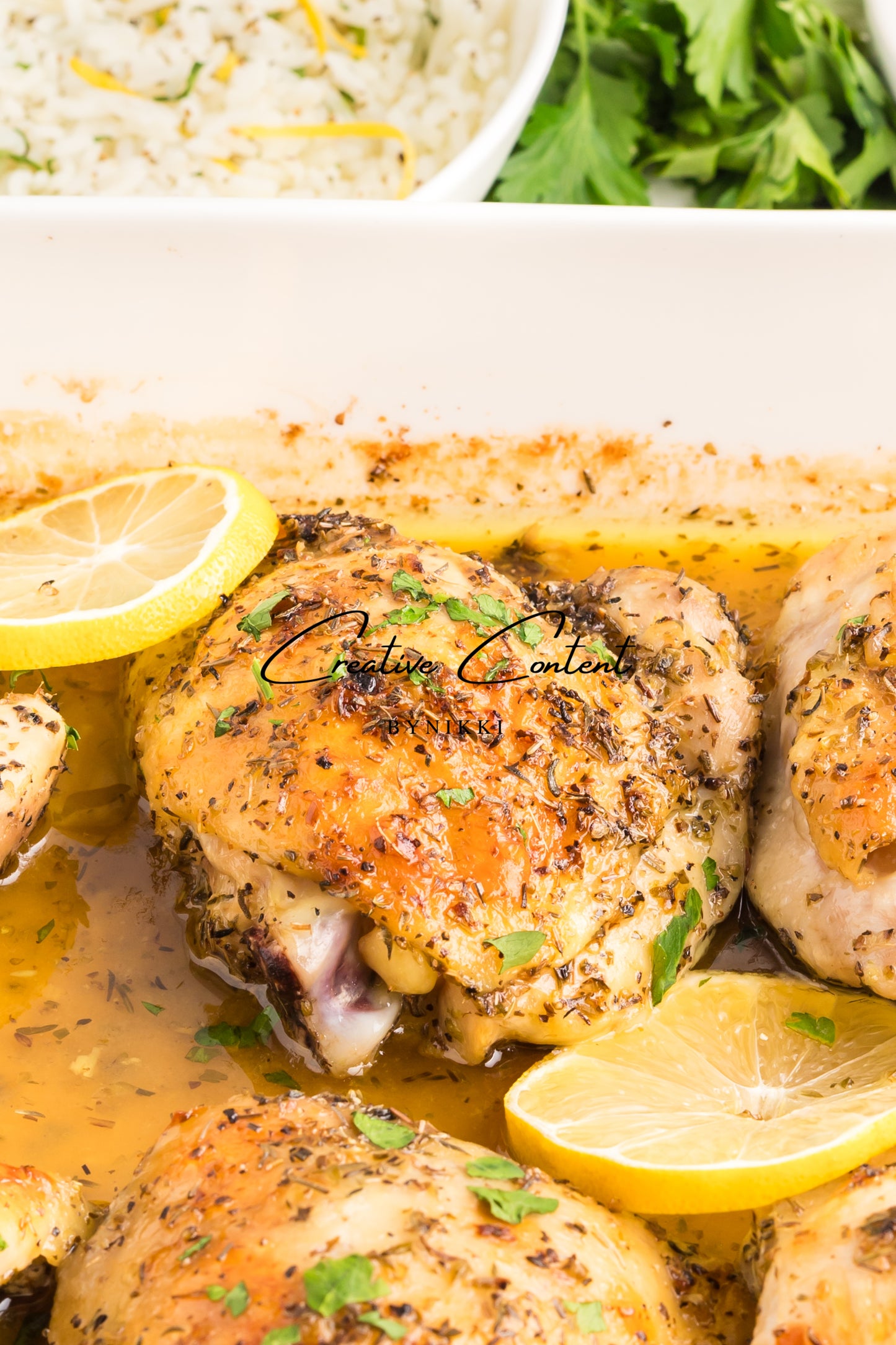 Lemon Herb Chicken + Lemon Herb Rice - Exclusive