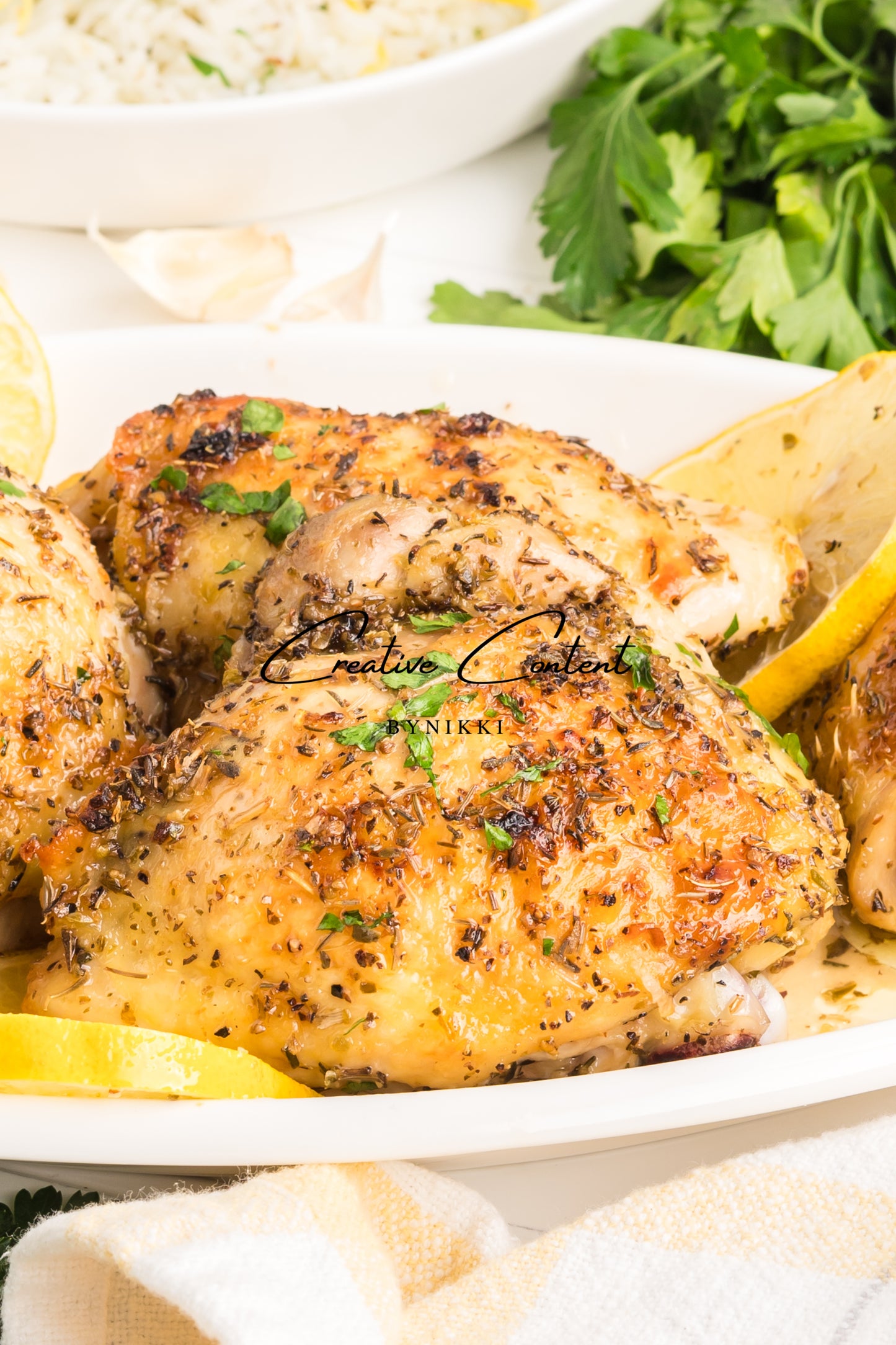 Lemon Herb Chicken + Lemon Herb Rice - Exclusive