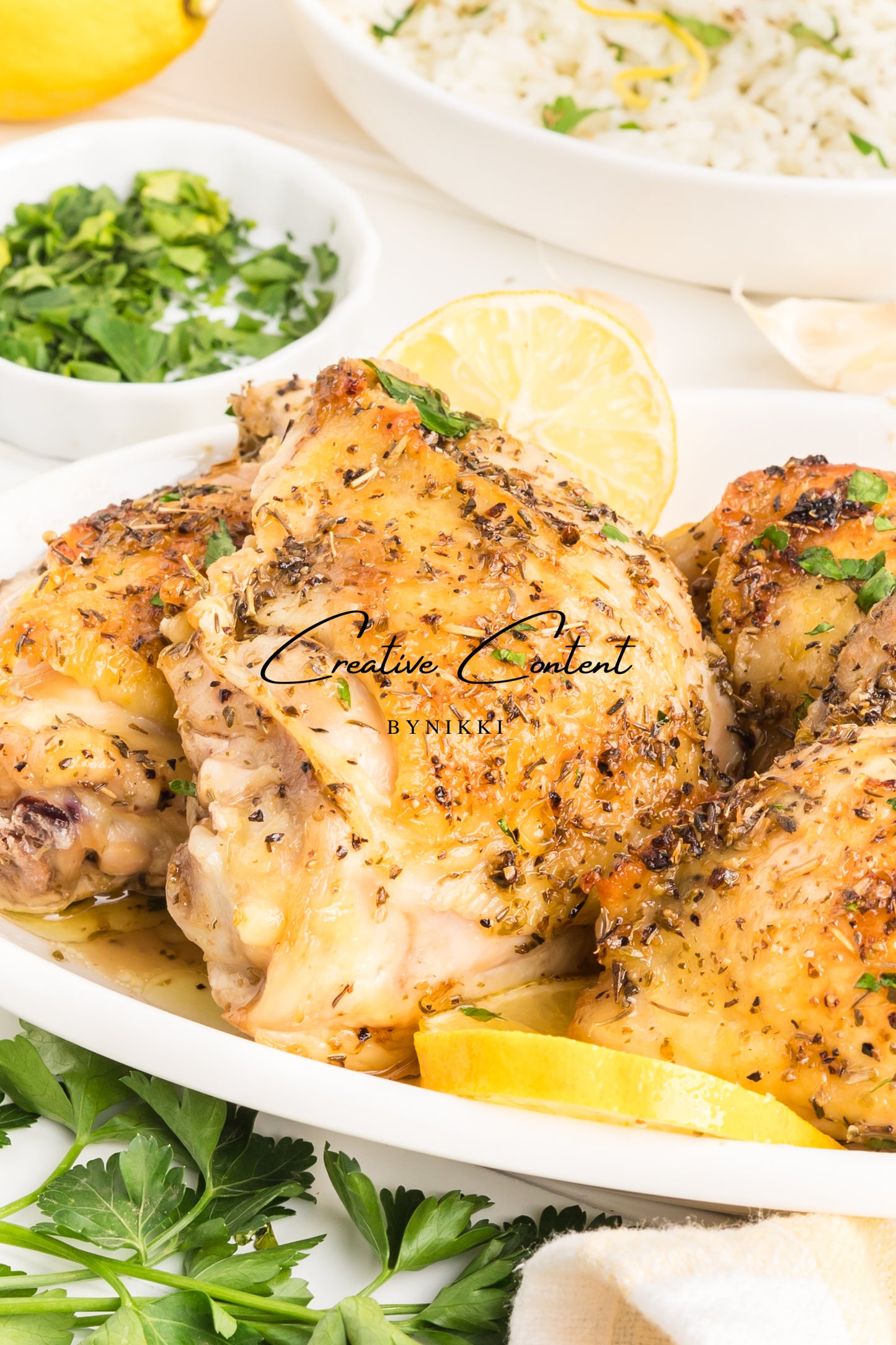 Lemon Herb Chicken + Lemon Herb Rice - Exclusive