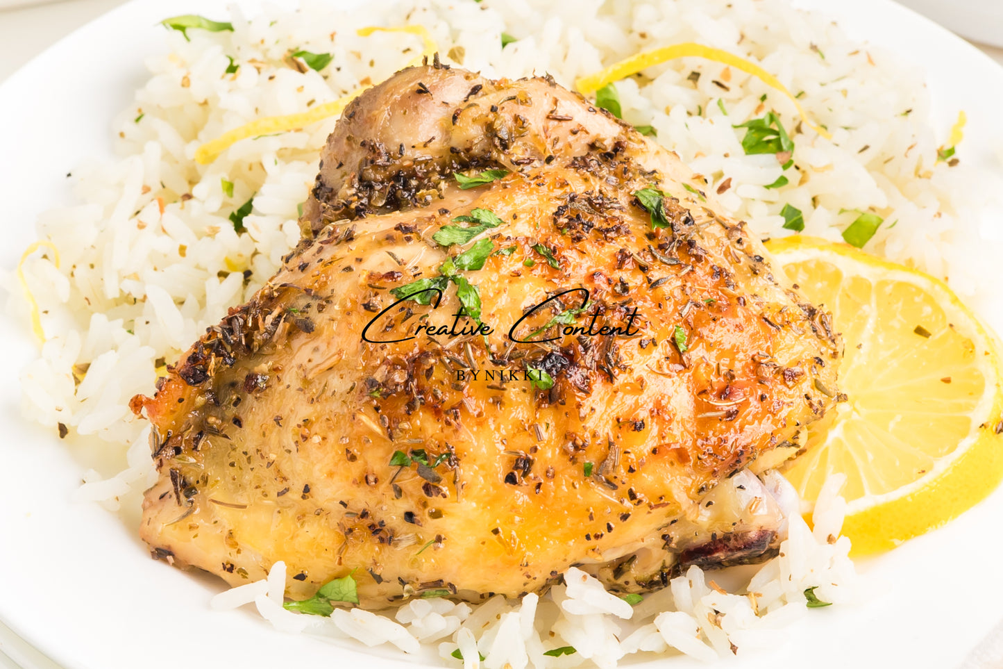 Lemon Herb Chicken + Lemon Herb Rice - Exclusive