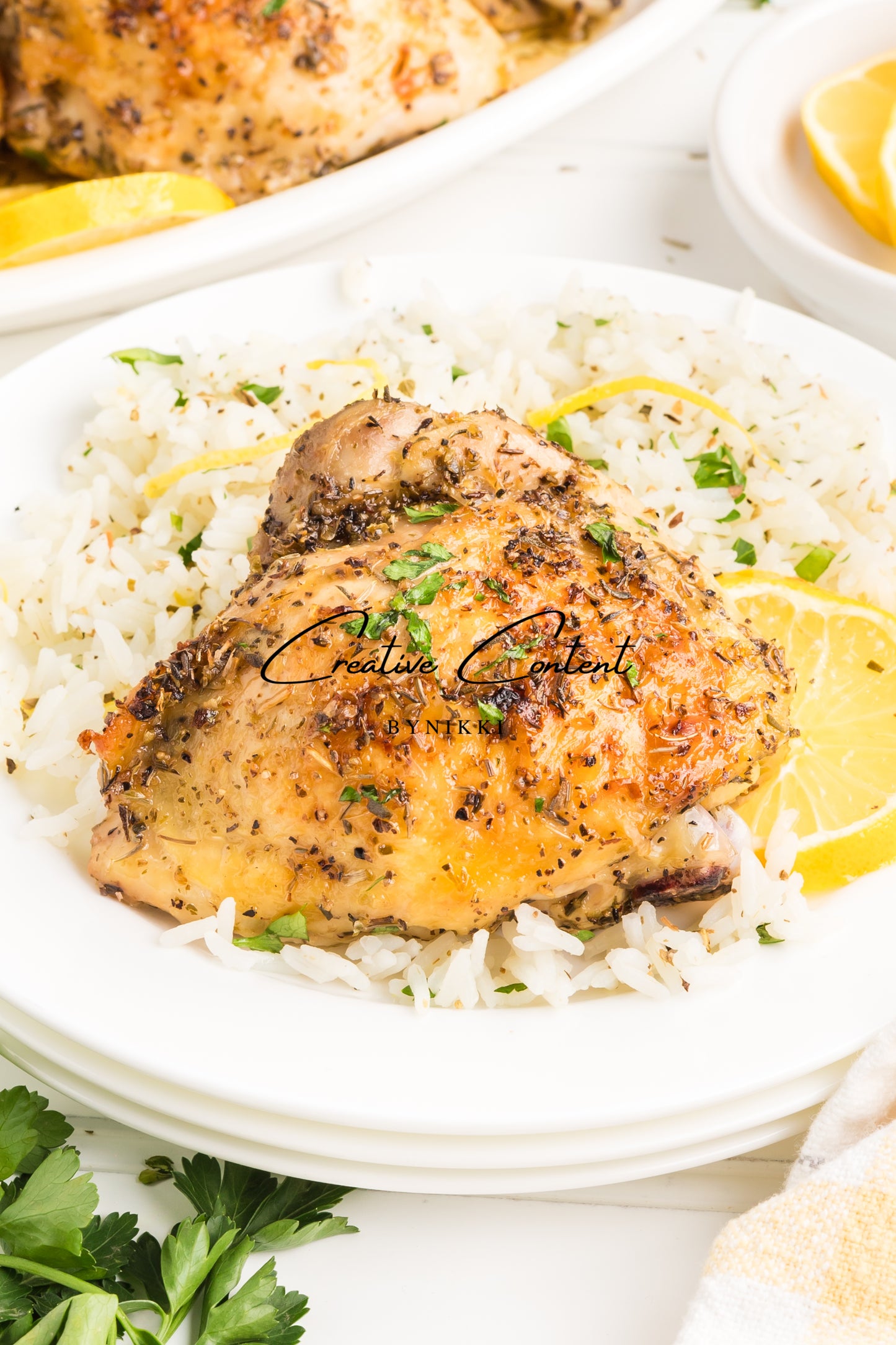 Lemon Herb Chicken + Lemon Herb Rice - Exclusive
