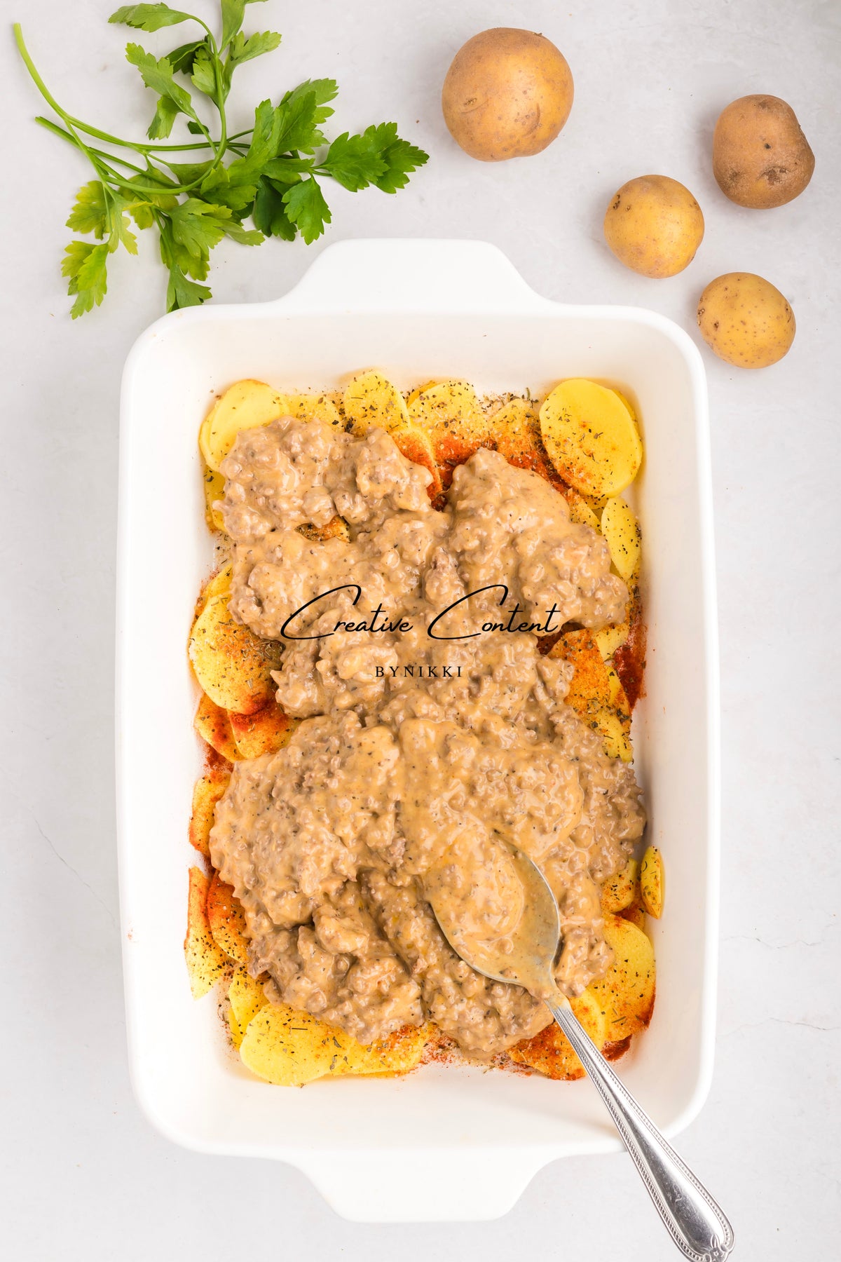 Meat and Potato Casserole - Exclusive