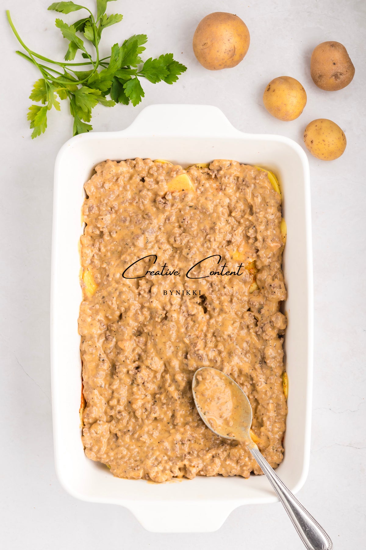 Meat and Potato Casserole - Exclusive