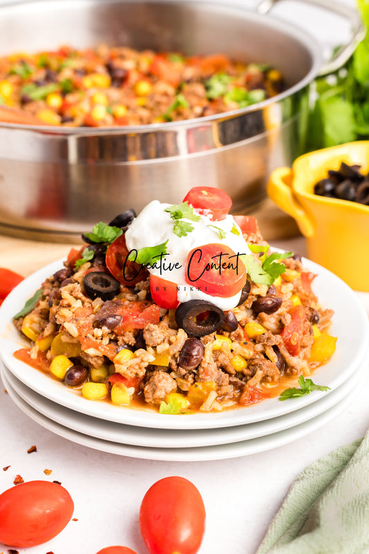 Mexican Beef Rice Skillet - Exclusive