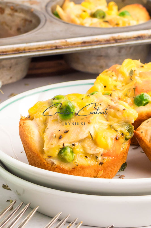Mini Chicken Pot Pies -  Set 1 of 2