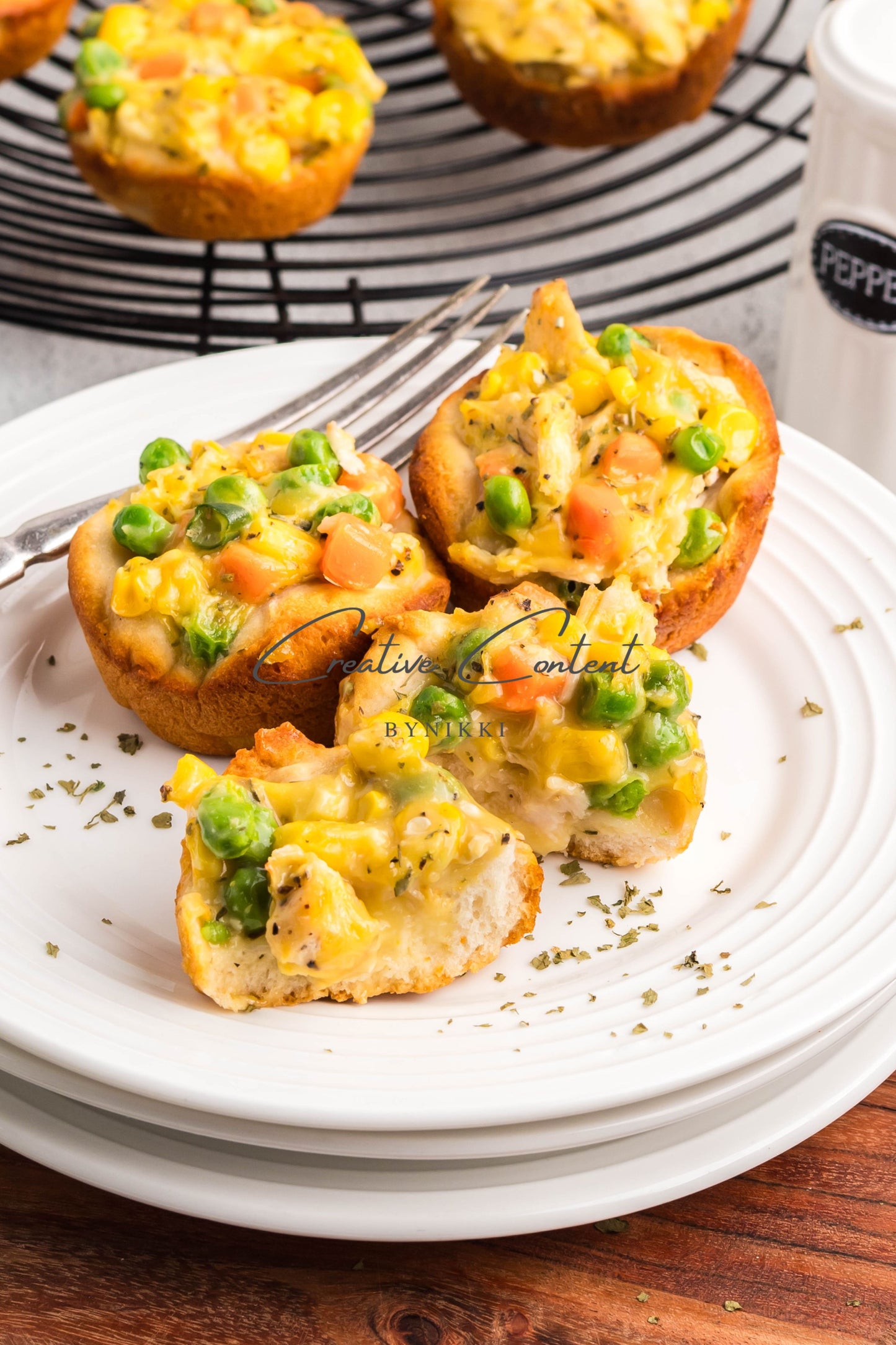 Mini Chicken Pot Pies -  Set 2 of 2