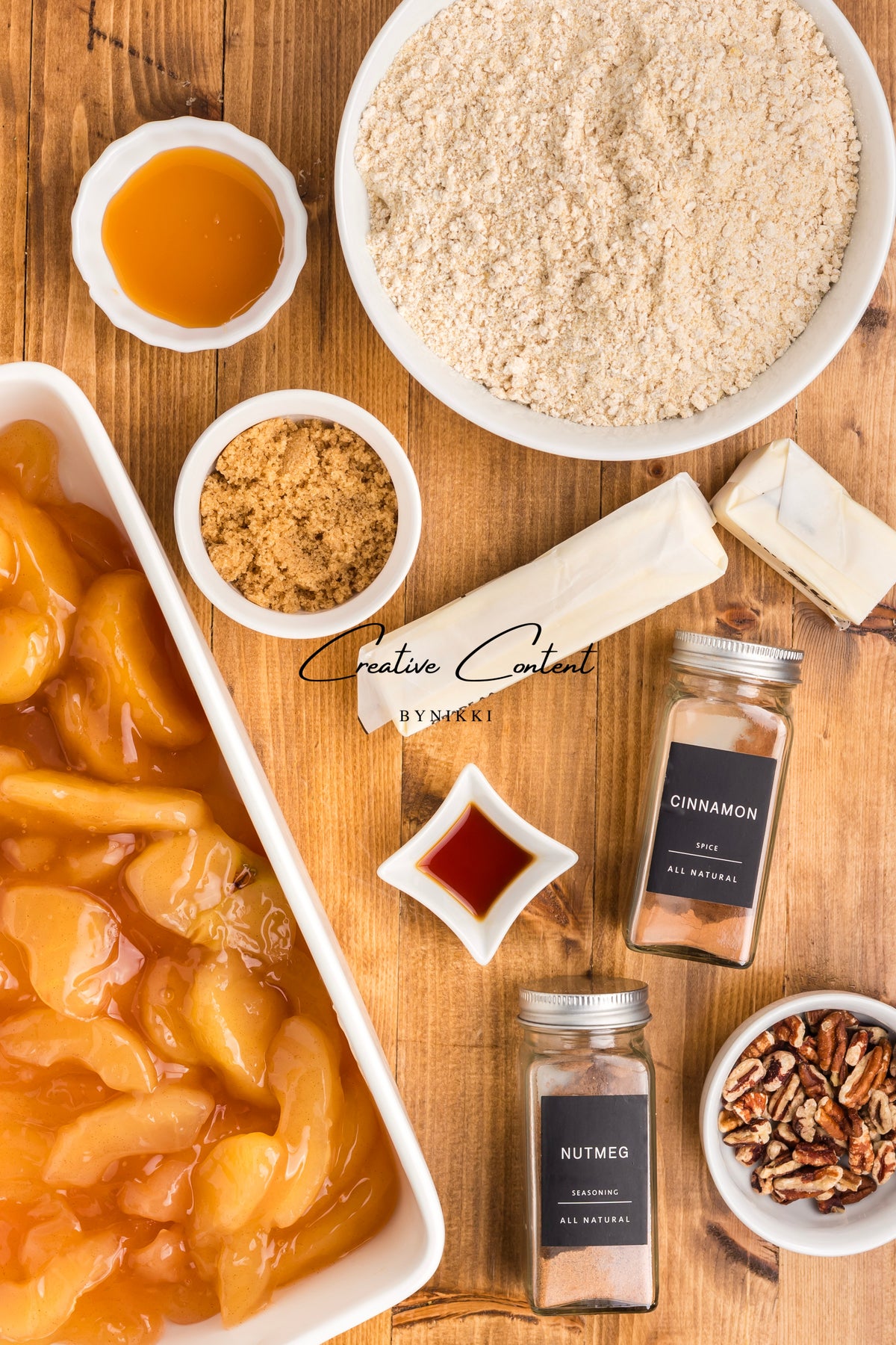 Oatmeal Cookie Apple Crisp Dump Cake - Exclusive