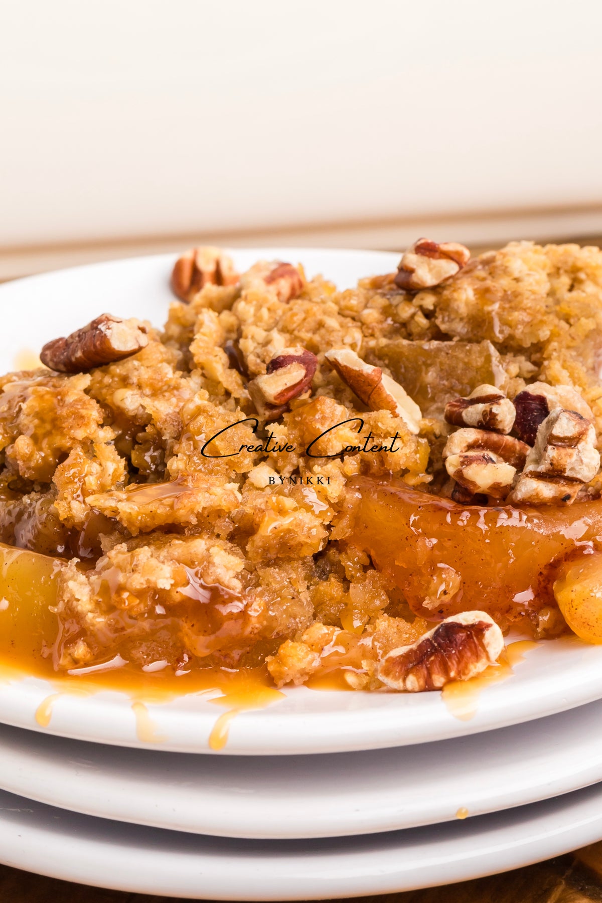 Oatmeal Cookie Apple Crisp Dump Cake - Exclusive