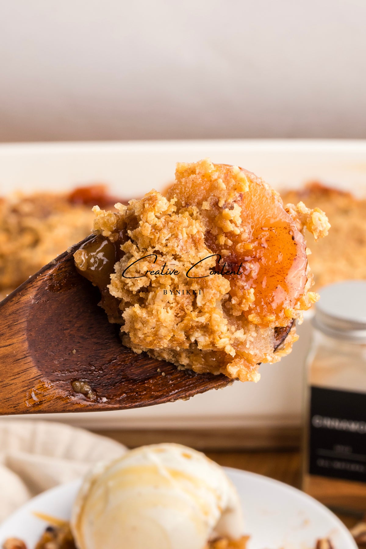 Oatmeal Cookie Apple Crisp Dump Cake - Exclusive