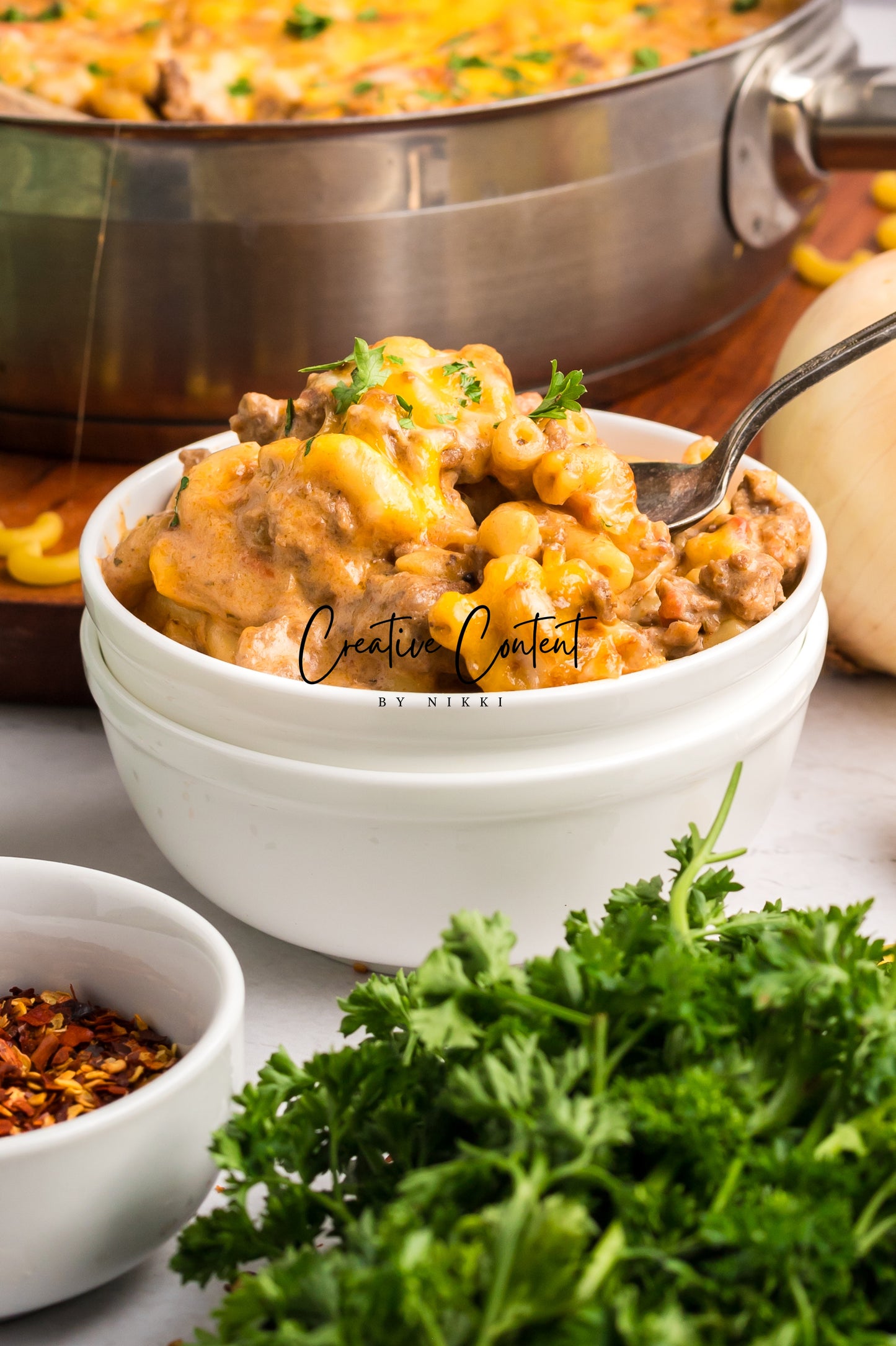 One Pot Cheeseburger Casserole - Exclusive