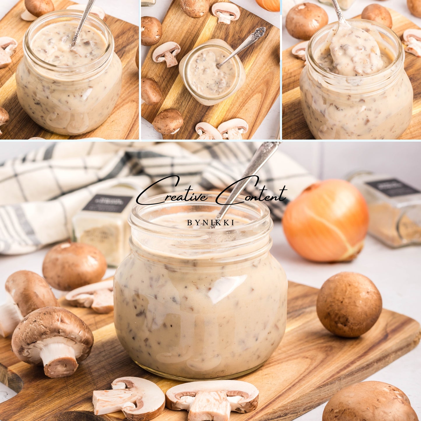 Homemade Condensed Cream of Mushroom Soup - Set 1 of 2