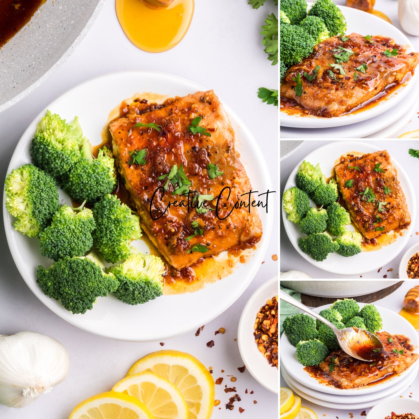 Honey Garlic Salmon - Set 1 of 2