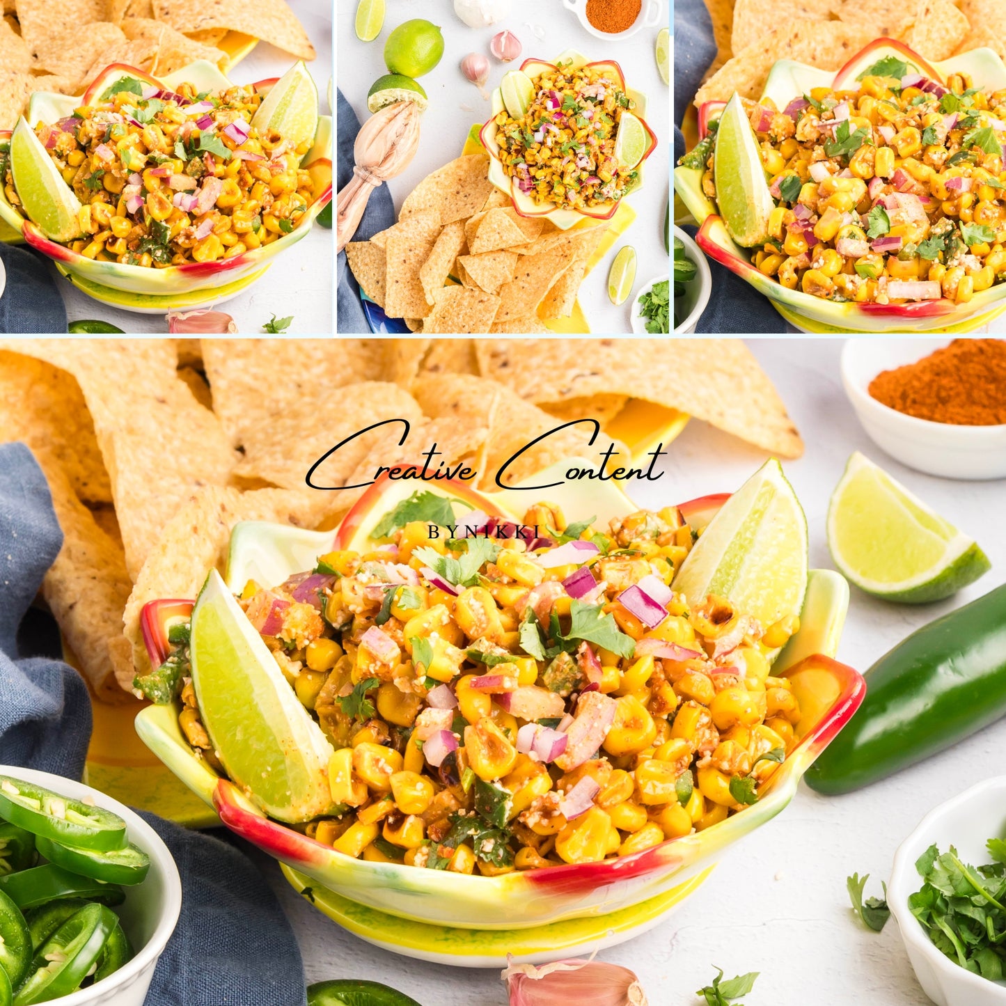 Elote Corn Dip - Exclusive (18 heroes - 9 white dish / 9 colorful dish)