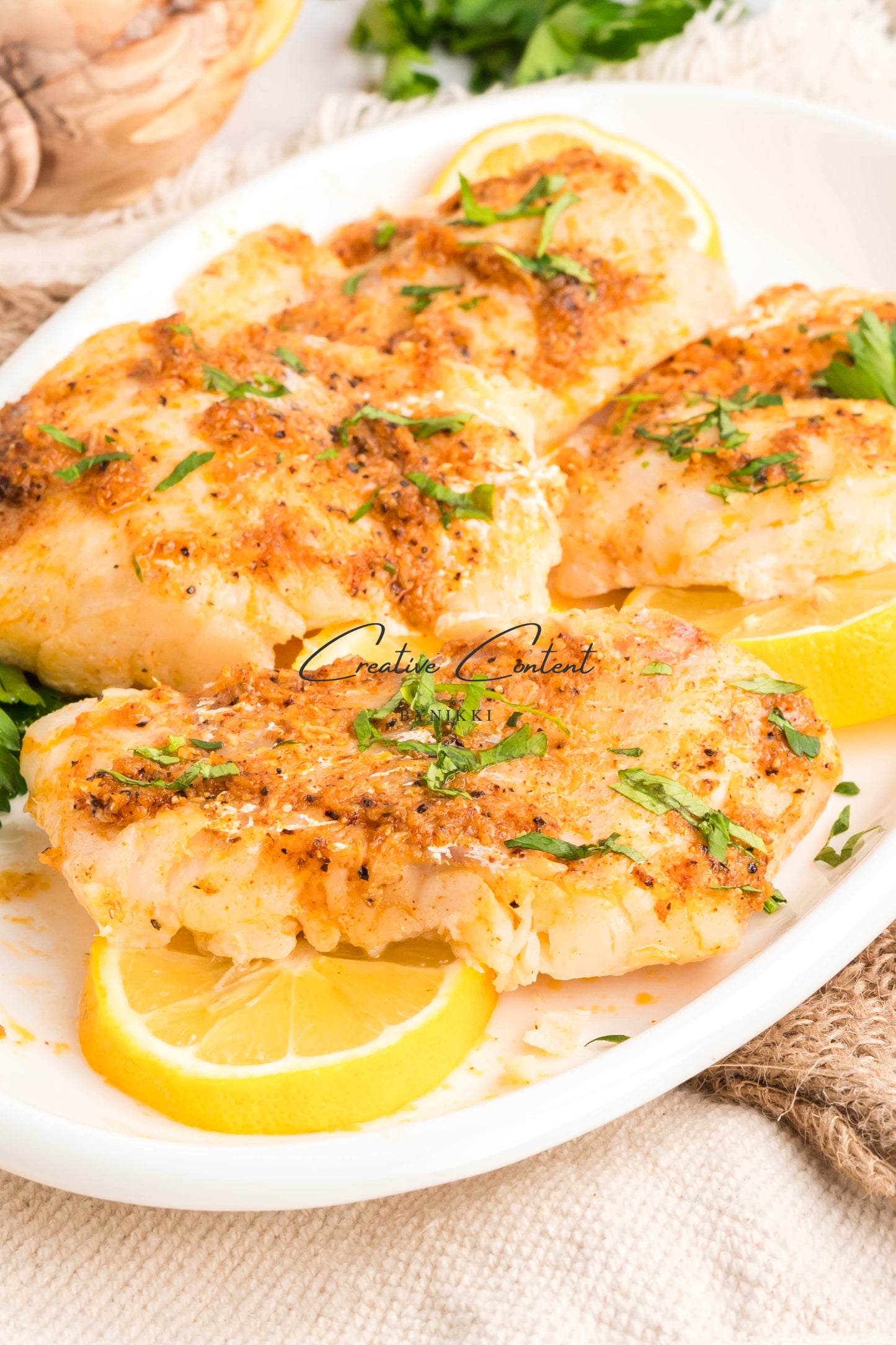 Oven Baked Cod - Exclusive