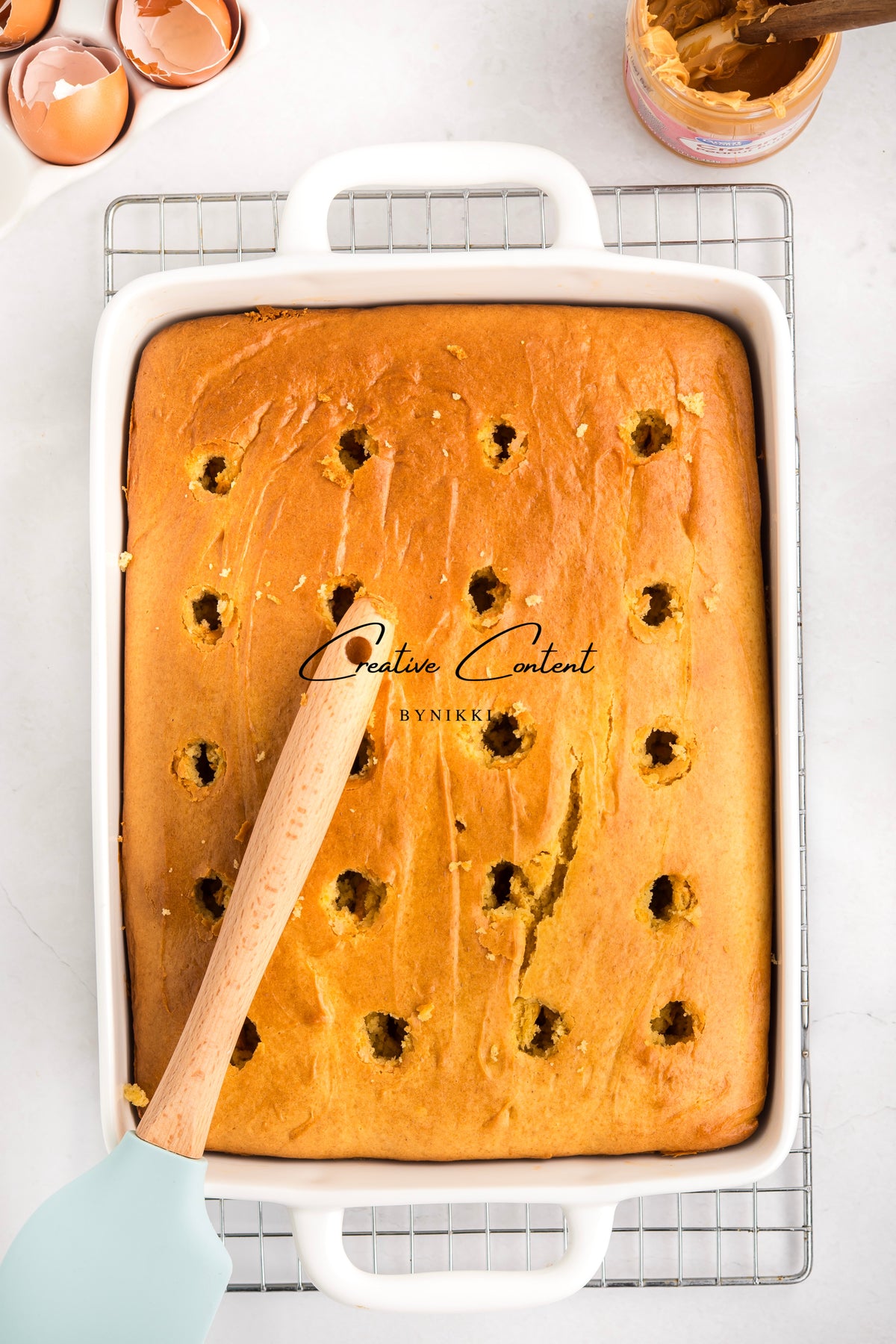 PB&J Poke Cake  - Exclusive