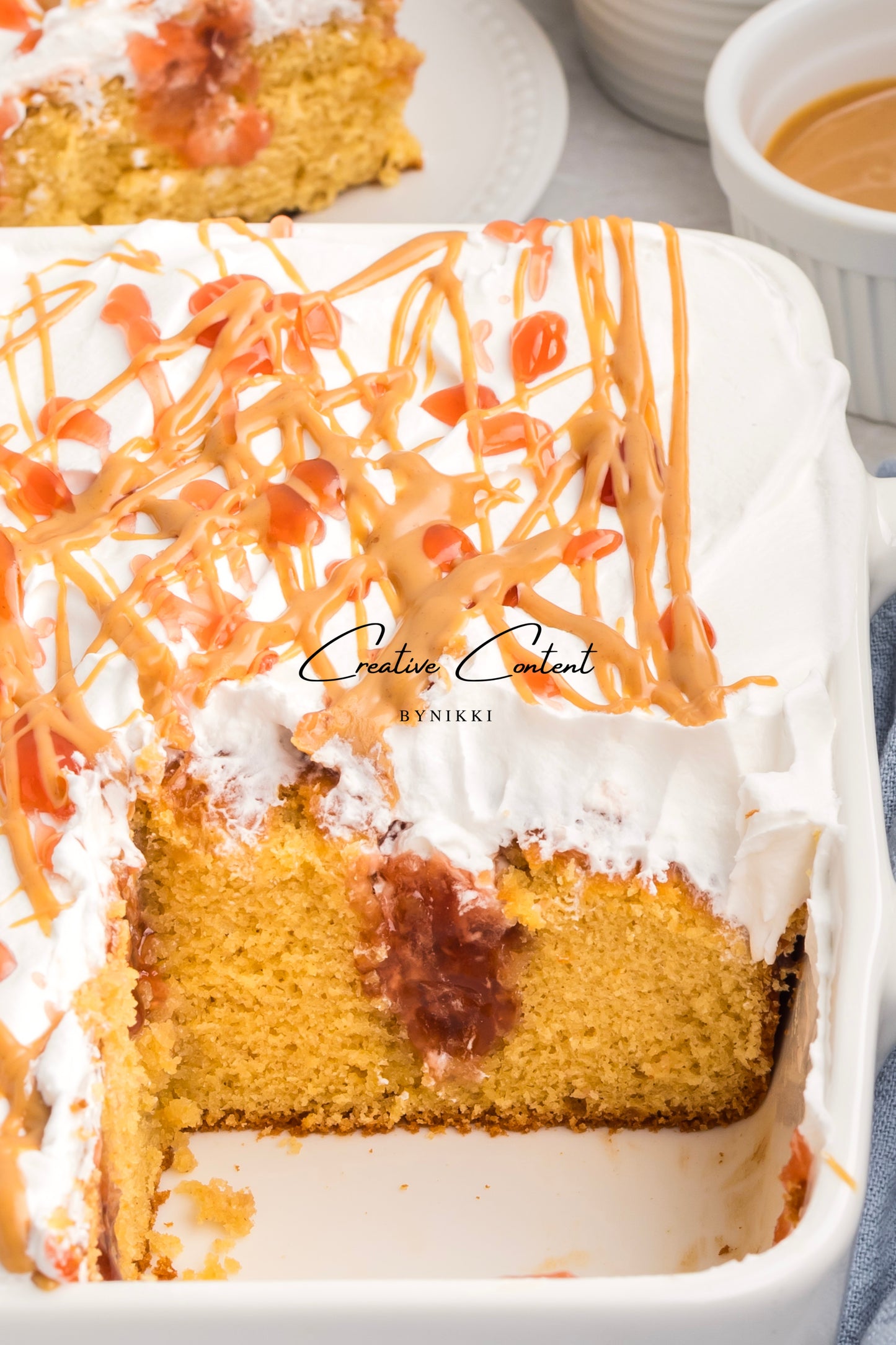 PB&J Poke Cake  - Exclusive