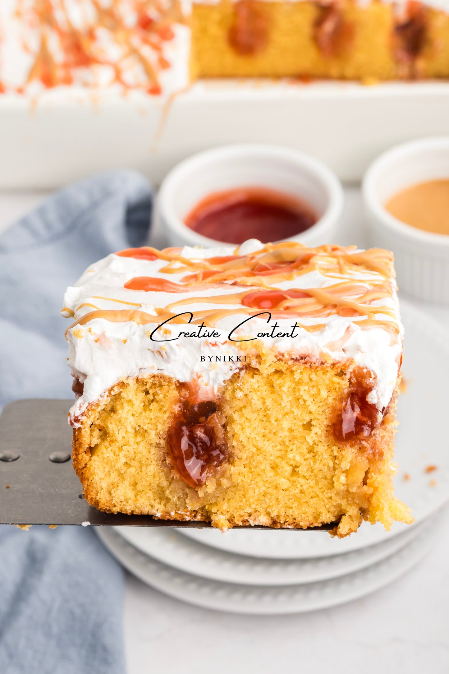 PB&J Poke Cake  - Exclusive