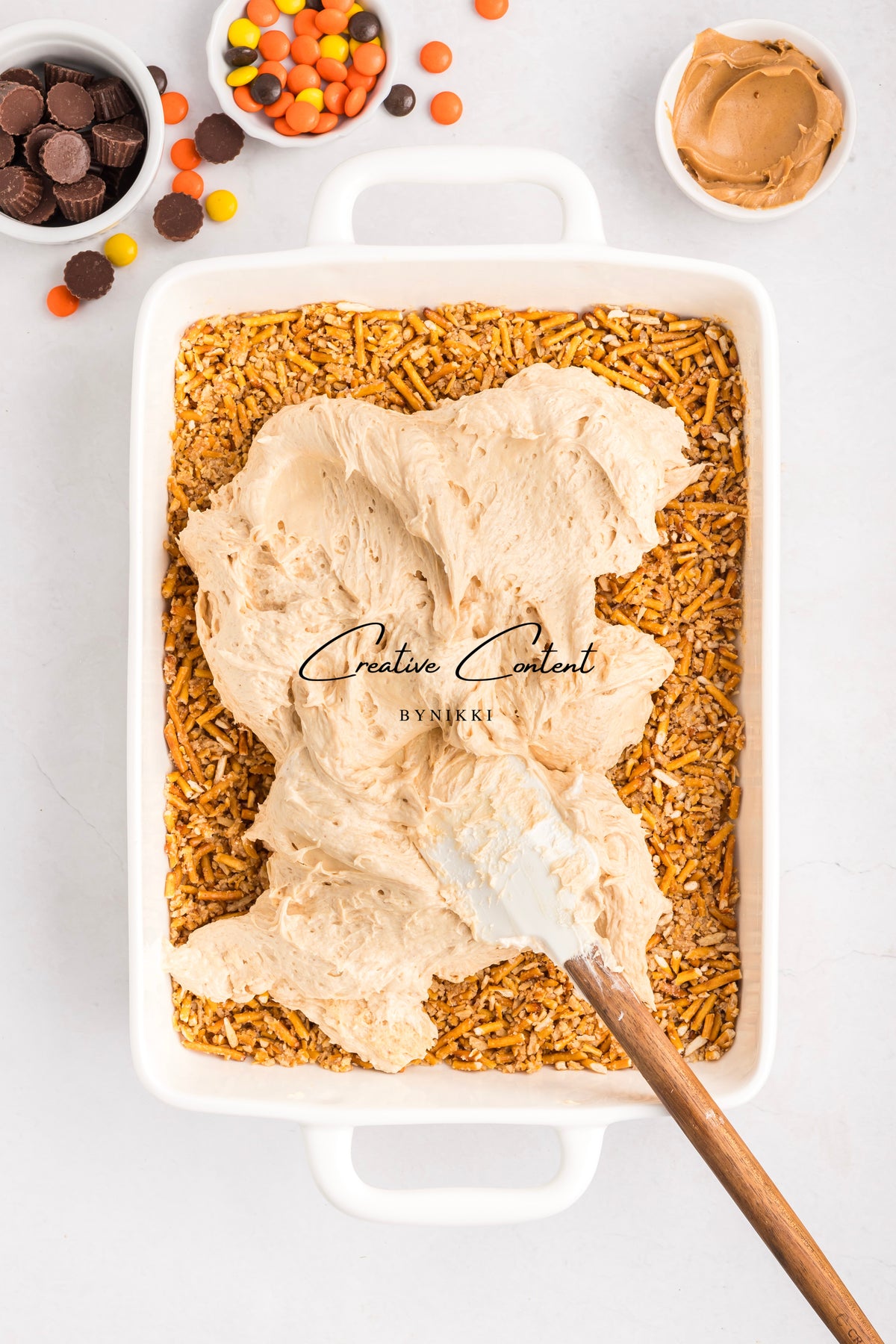 Peanut Butter Pretzel Pie - Exclusive