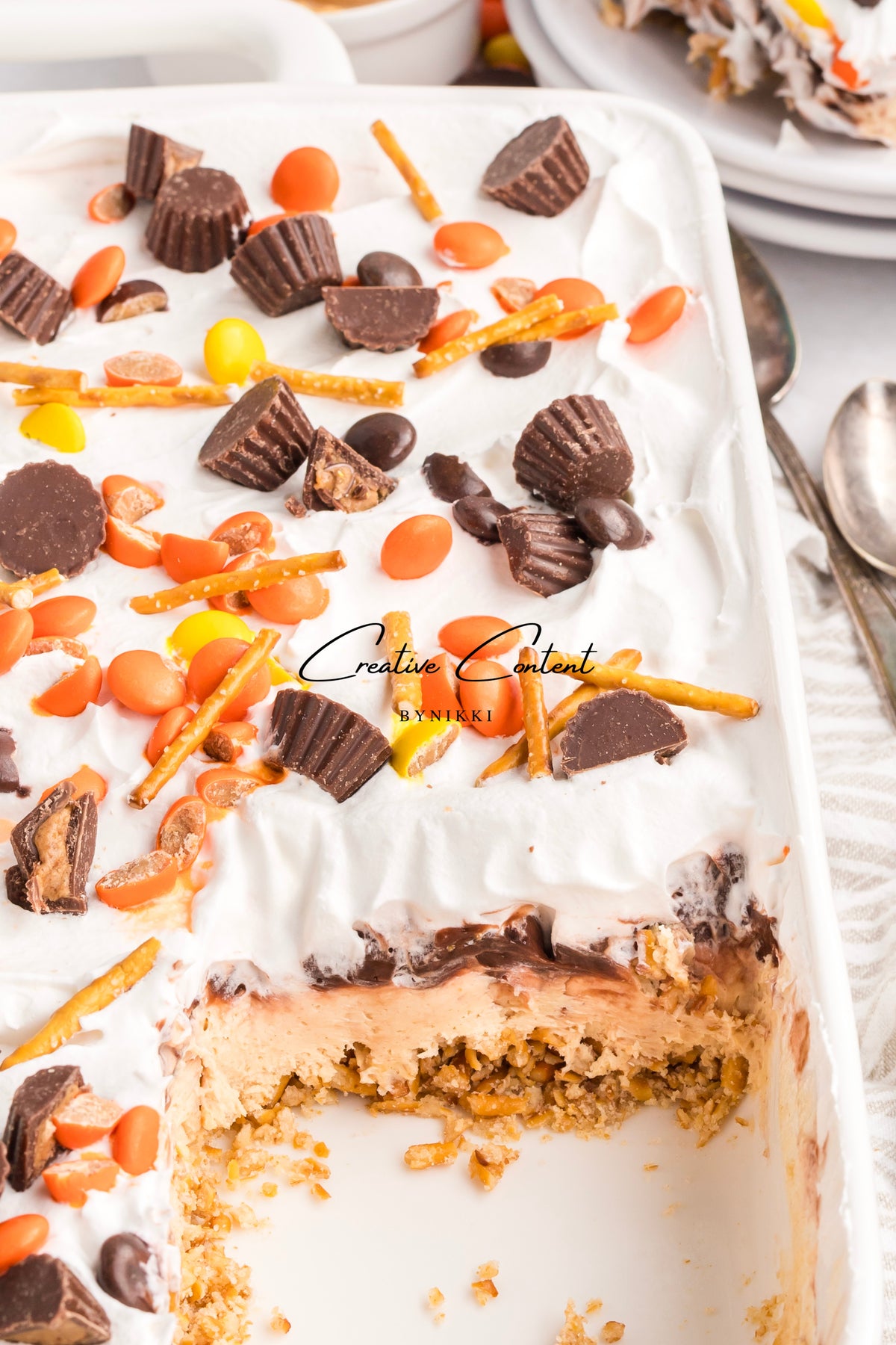 Peanut Butter Pretzel Pie - Exclusive