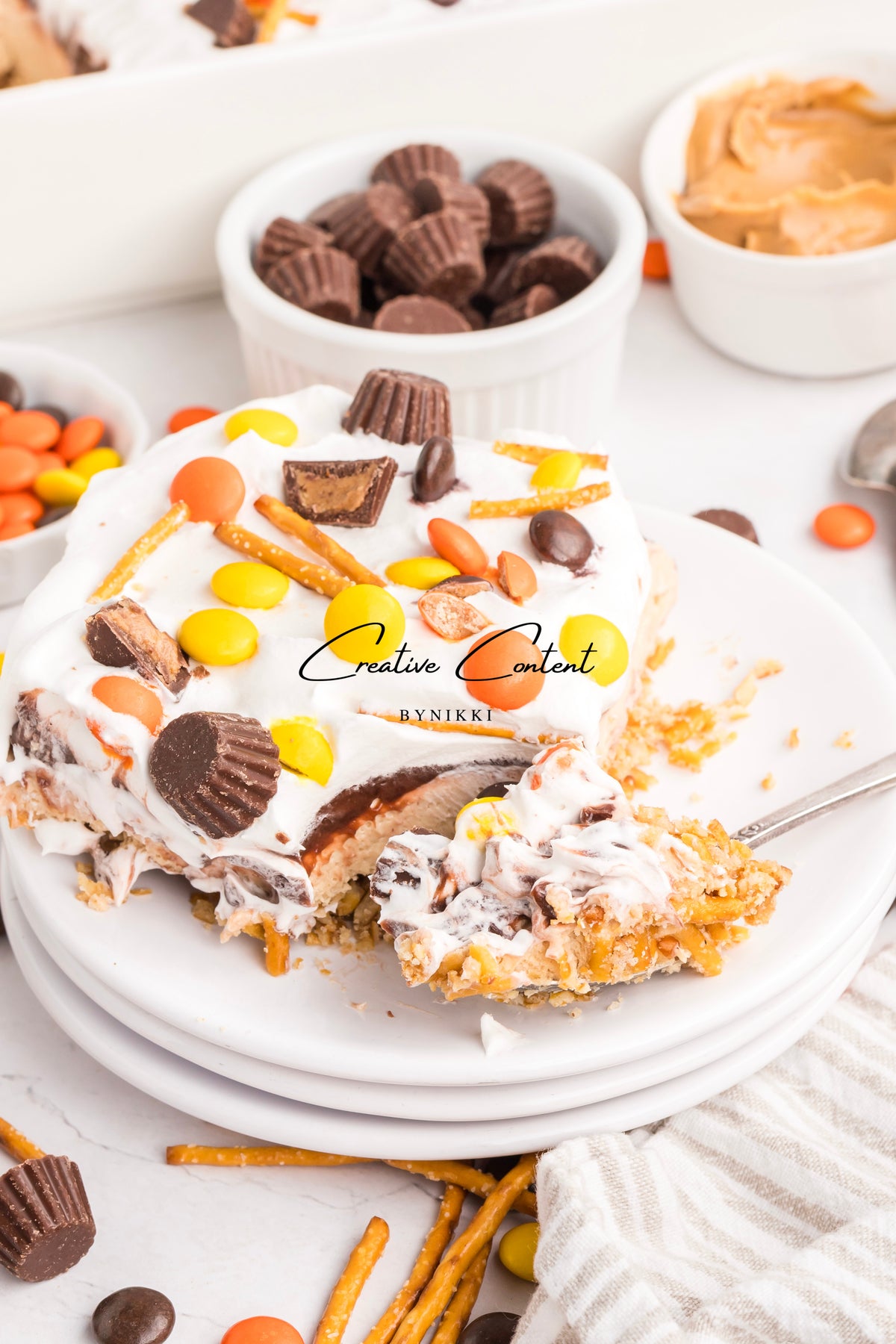 Peanut Butter Pretzel Pie - Exclusive