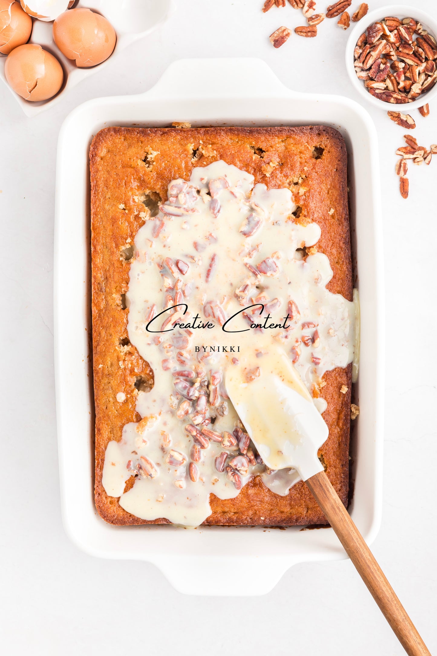 Pecan Praline Poke Cake  - Exclusive