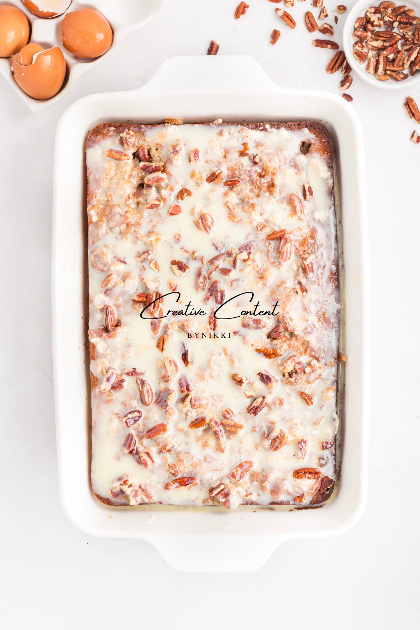 Pecan Praline Poke Cake  - Exclusive