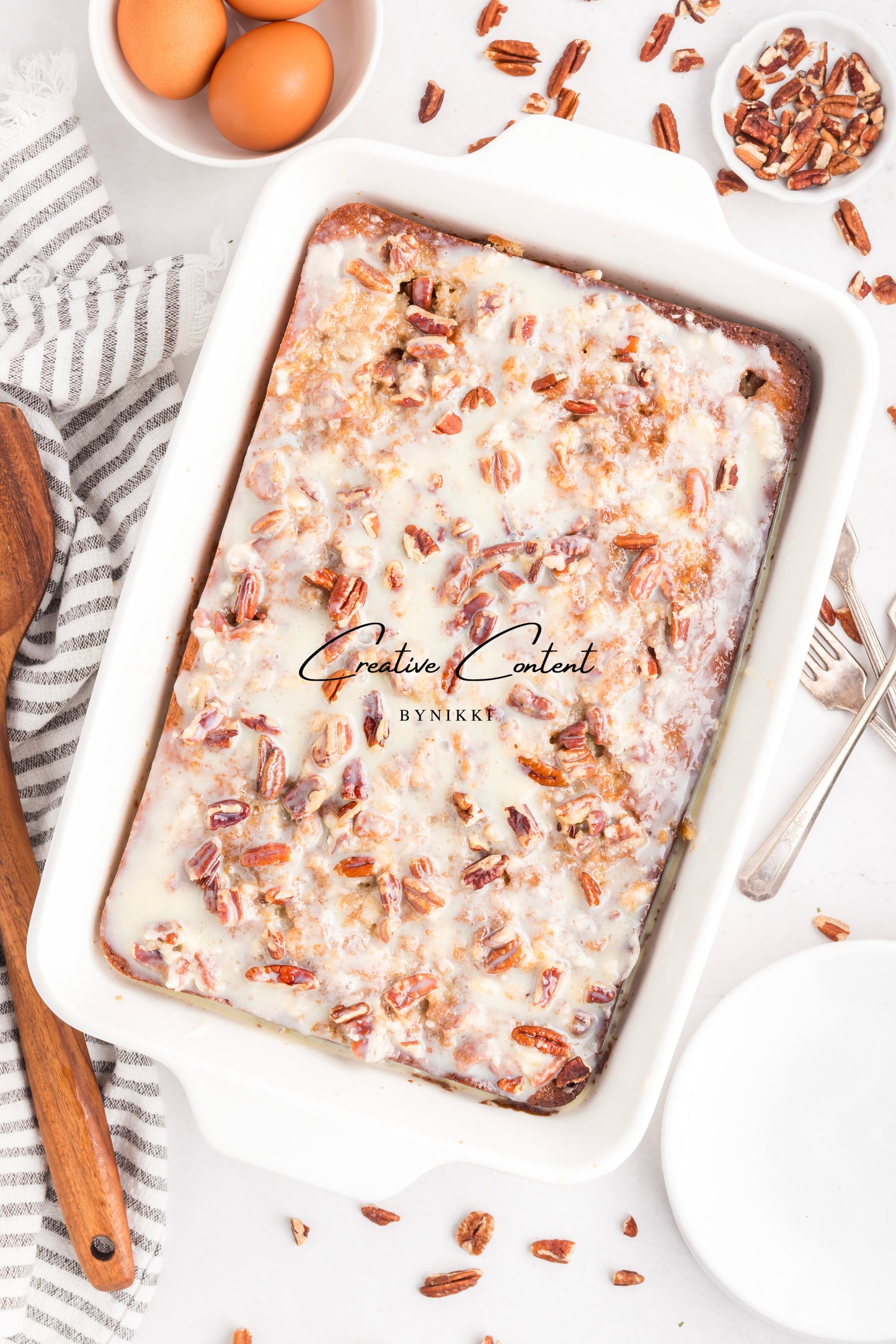 Pecan Praline Poke Cake  - Exclusive