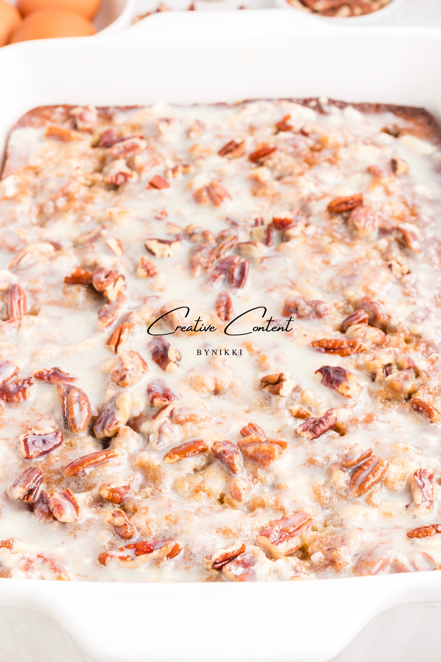Pecan Praline Poke Cake  - Exclusive
