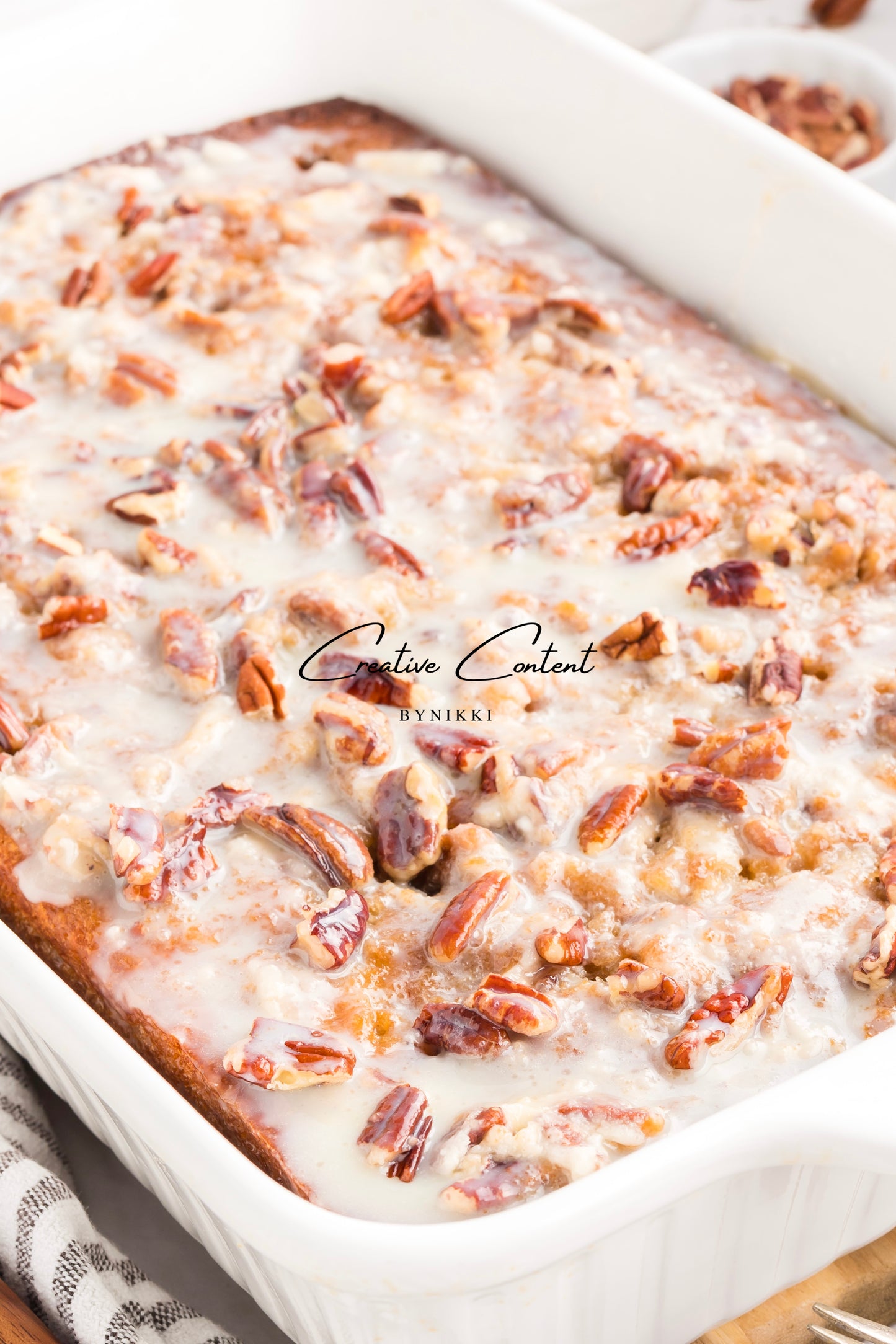 Pecan Praline Poke Cake  - Exclusive
