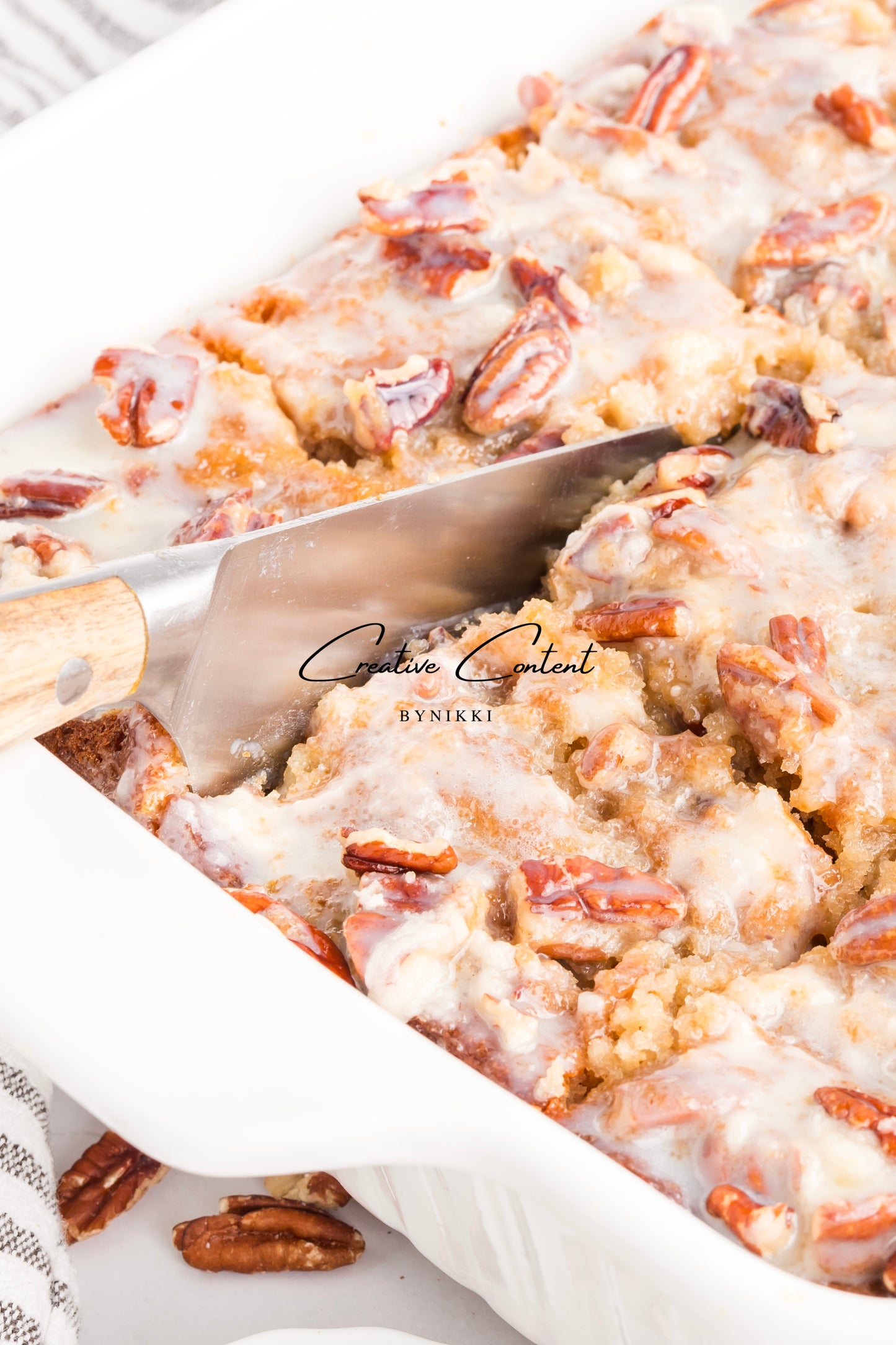 Pecan Praline Poke Cake  - Exclusive