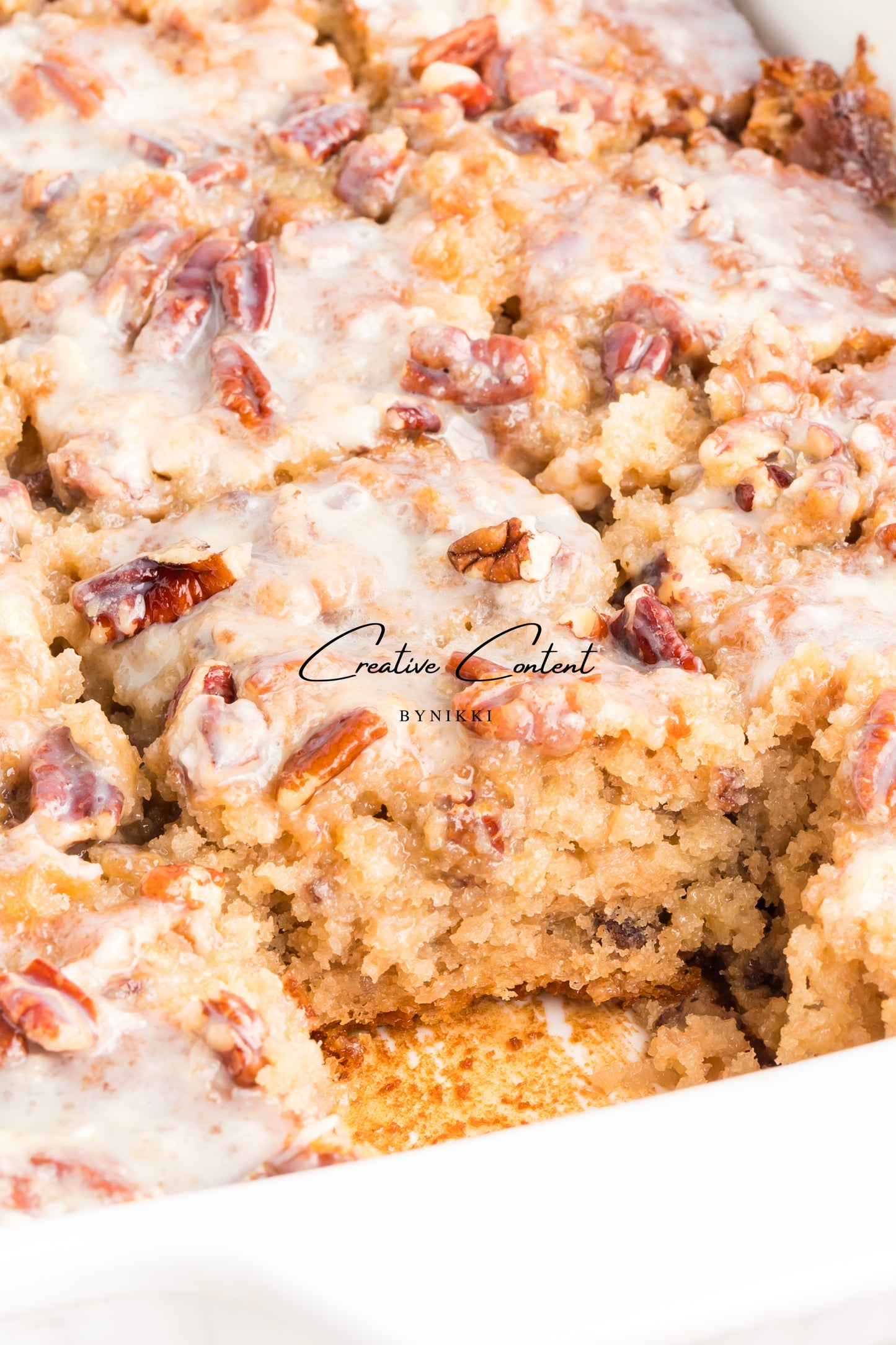 Pecan Praline Poke Cake  - Exclusive