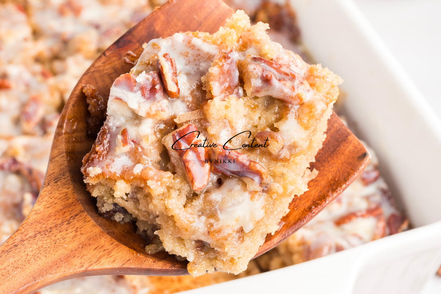 Pecan Praline Poke Cake  - Exclusive