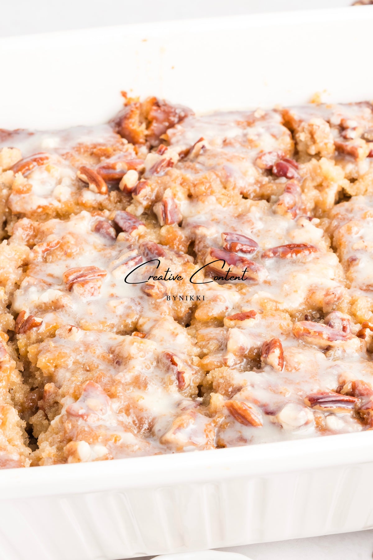 Pecan Praline Poke Cake  - Exclusive