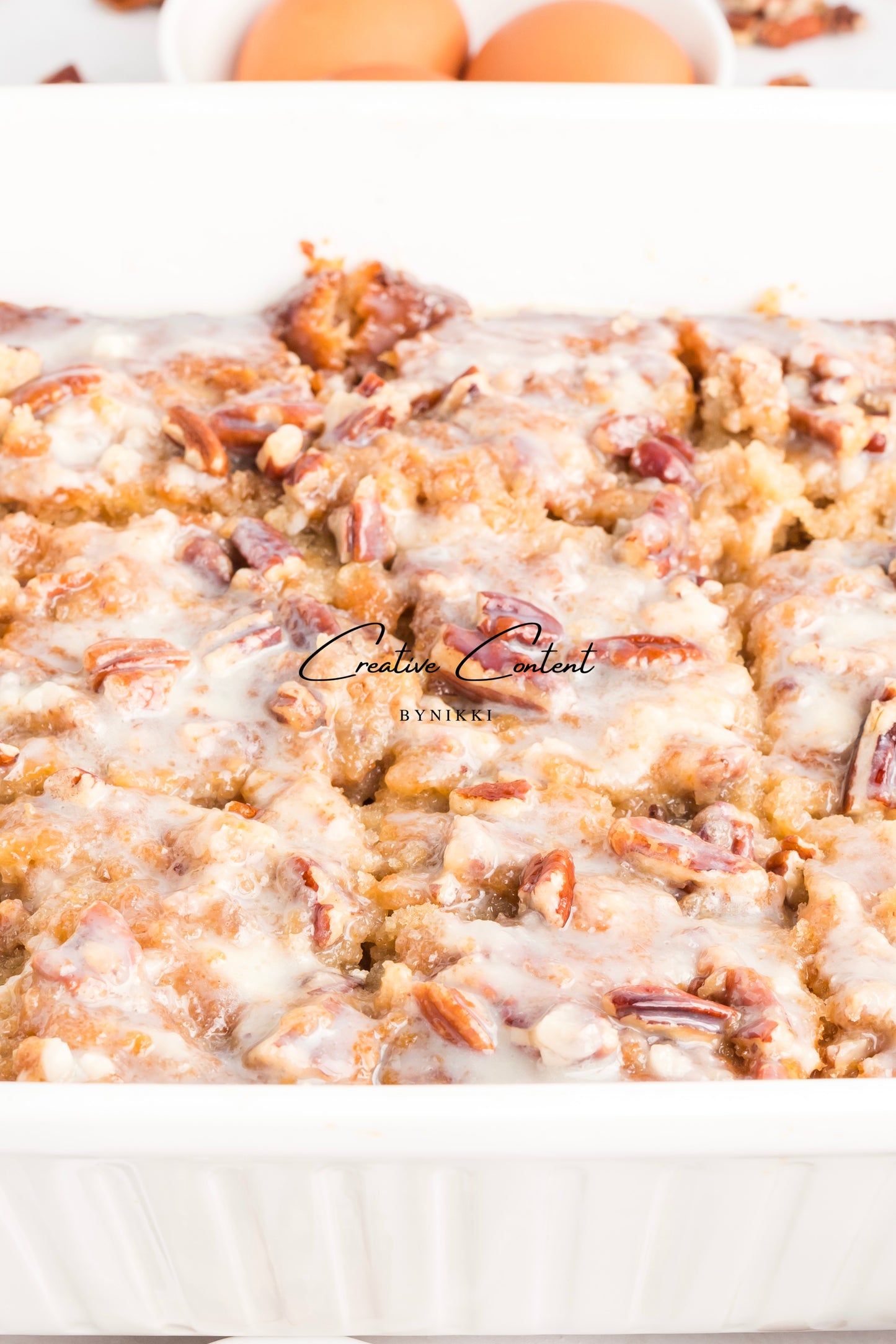 Pecan Praline Poke Cake  - Exclusive