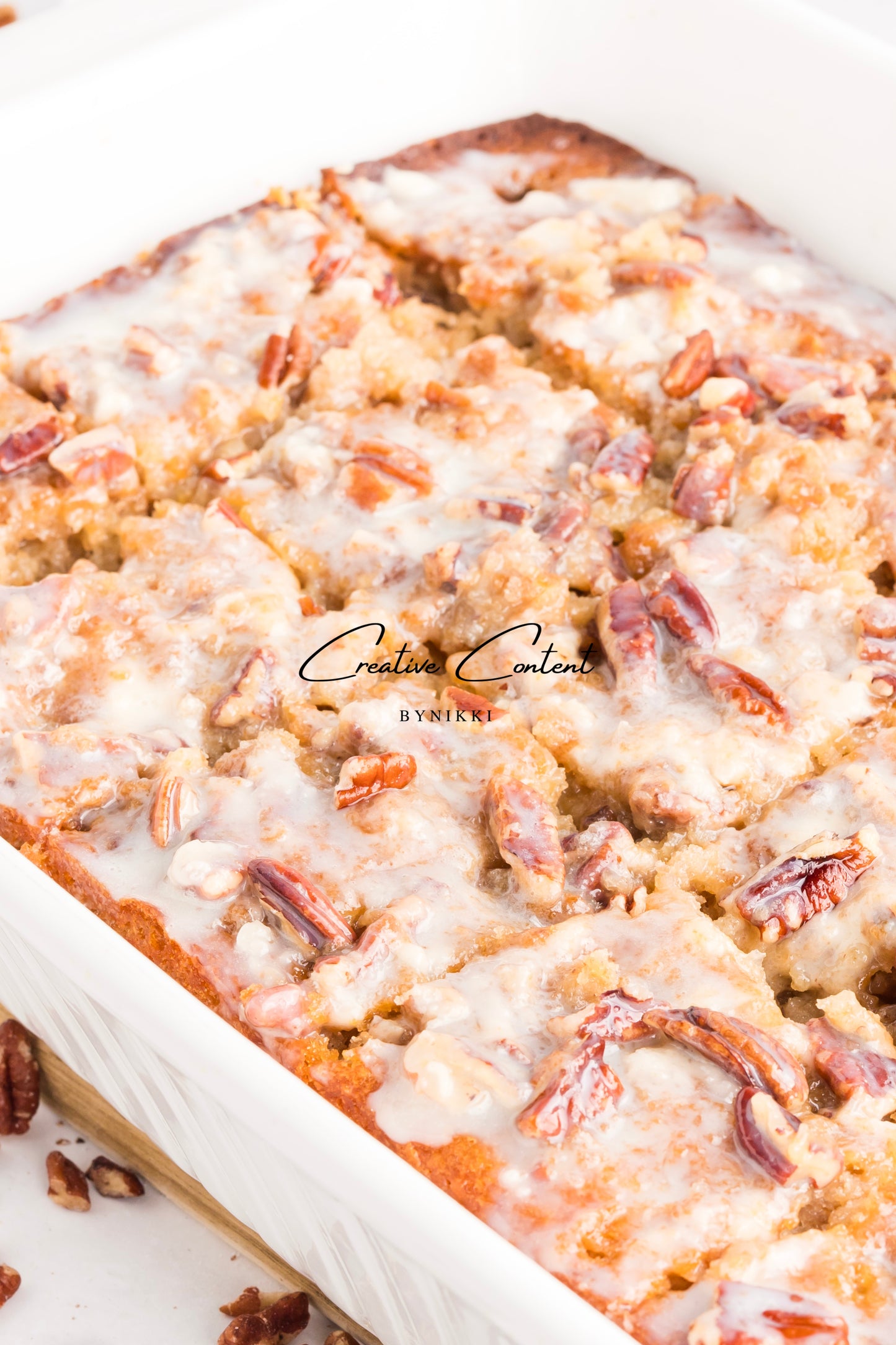 Pecan Praline Poke Cake  - Exclusive