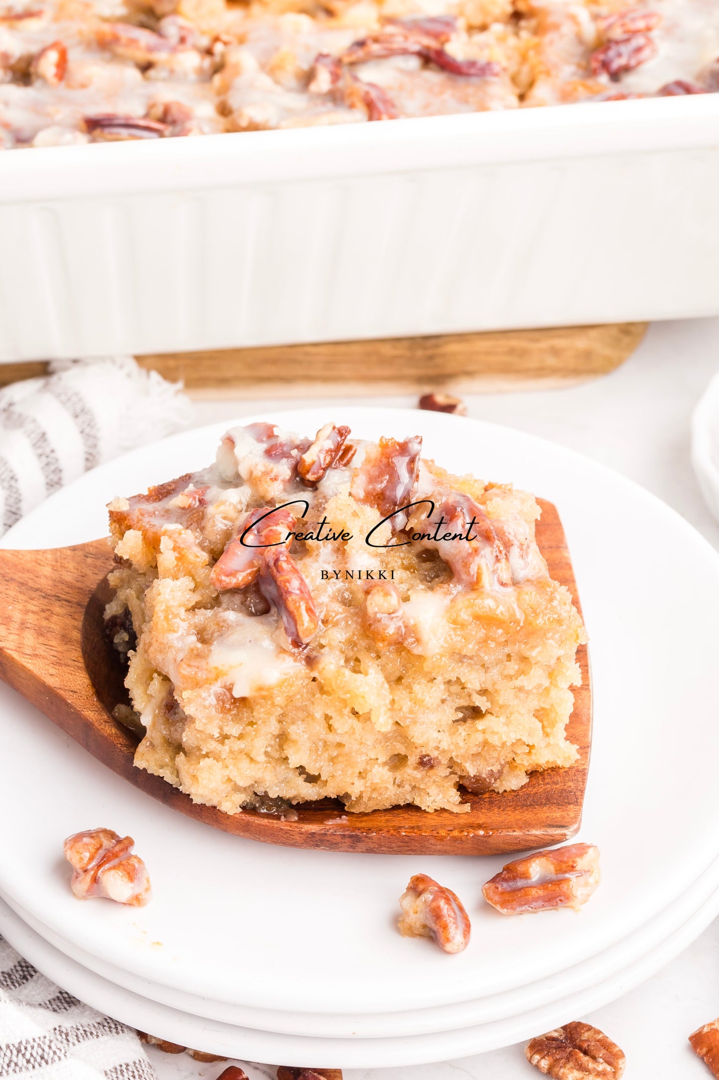 Pecan Praline Poke Cake  - Exclusive