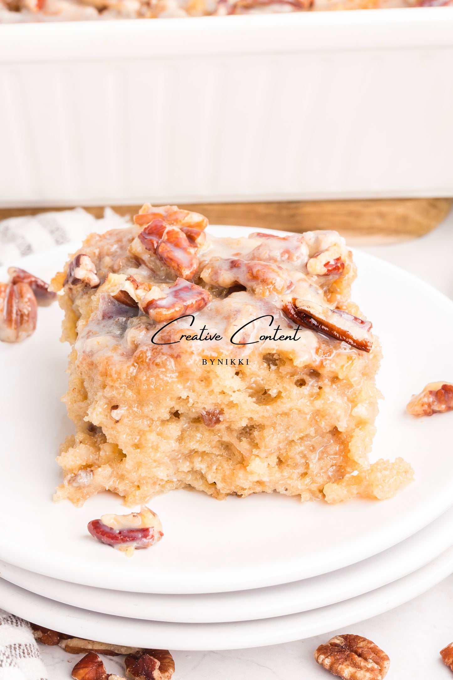 Pecan Praline Poke Cake  - Exclusive