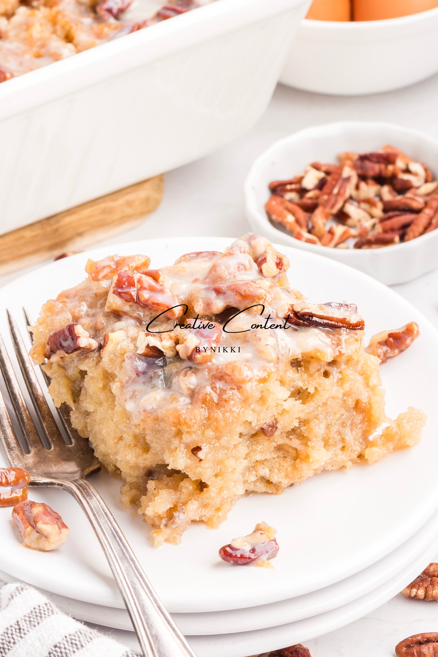 Pecan Praline Poke Cake  - Exclusive